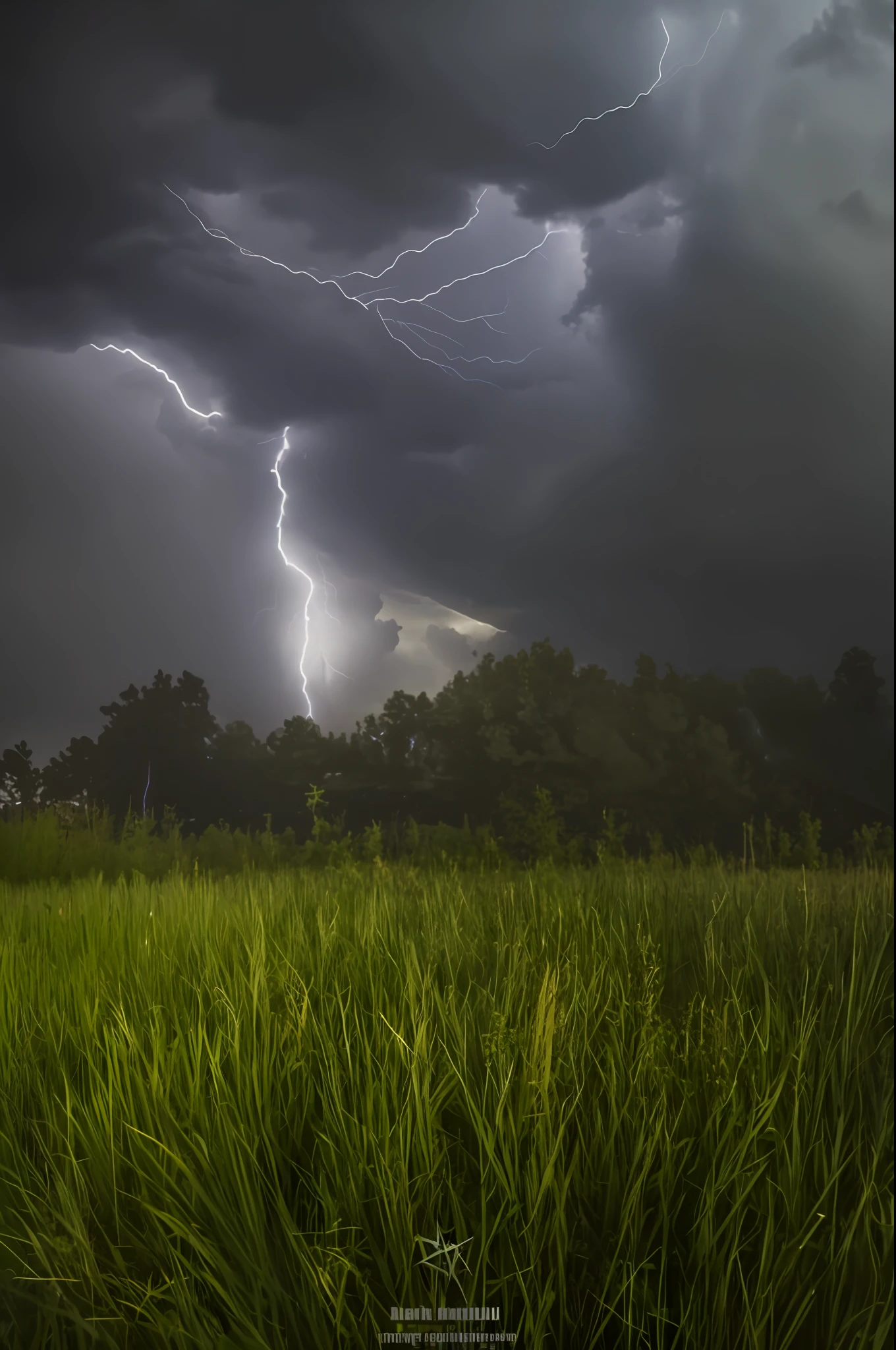a close up of a lightning bolt in a dark sky over a field, stormy weather with lightning, dark storms with lightning, detailed lighting and thunder, stormy sky with thunders, lightning storm in background, thunderstorms, with thunderstorms, during a thunderstorm, weather photography, thunderstorm outside, magic storm and thunder clouds, dark clouds and lightning, scary thunderstorm, lightning in background