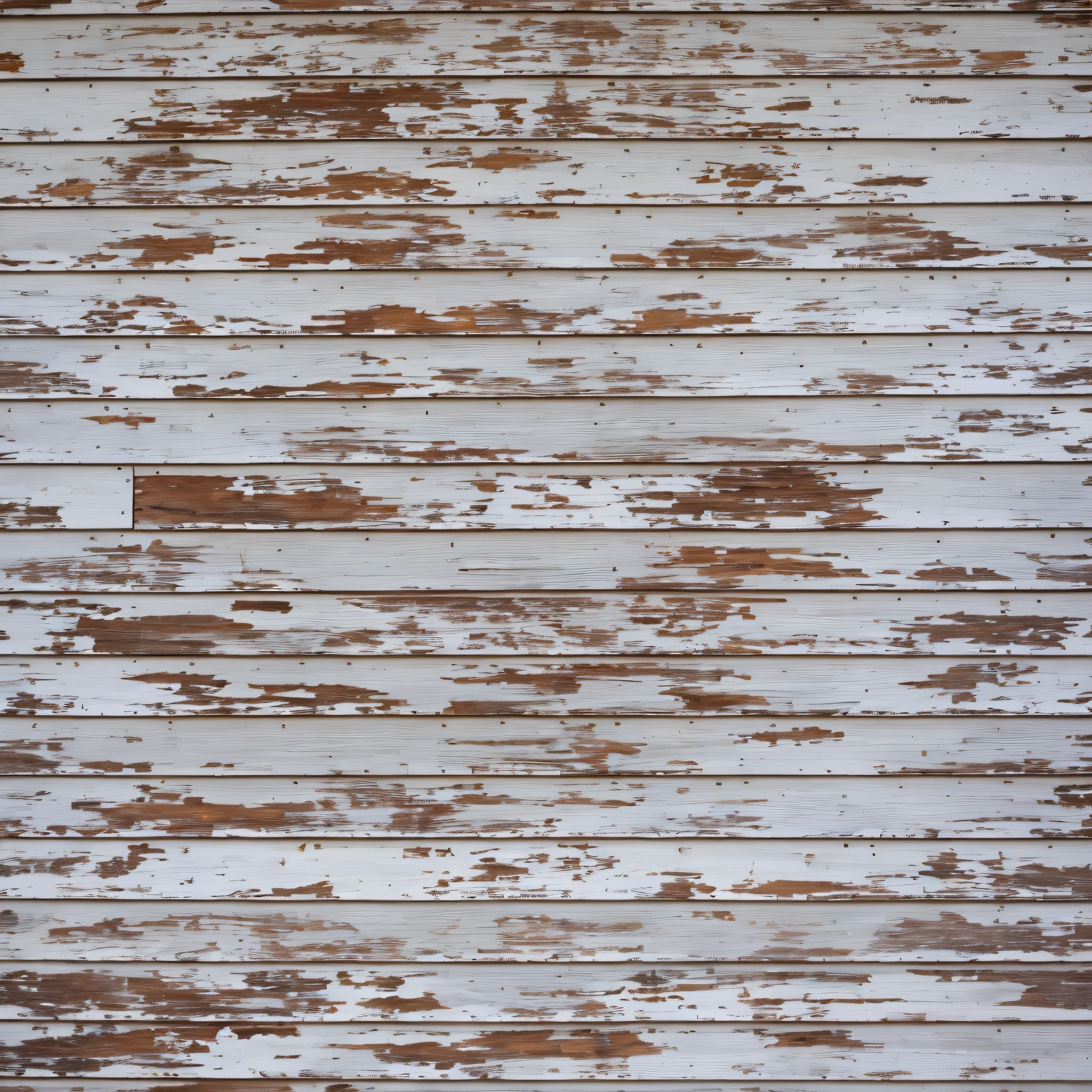 arafed wood siding with peeling paint and peeling paint, dull flaking paint, peeling paint, faded chipped paint, weathered, worn paint, chipped paint, cracked paint, shack close up, high resolution texture, paint texture, aged and weathered, subtle wear - and - tear, distressed paint, white plank siding, cracked and faded in places, decay texture