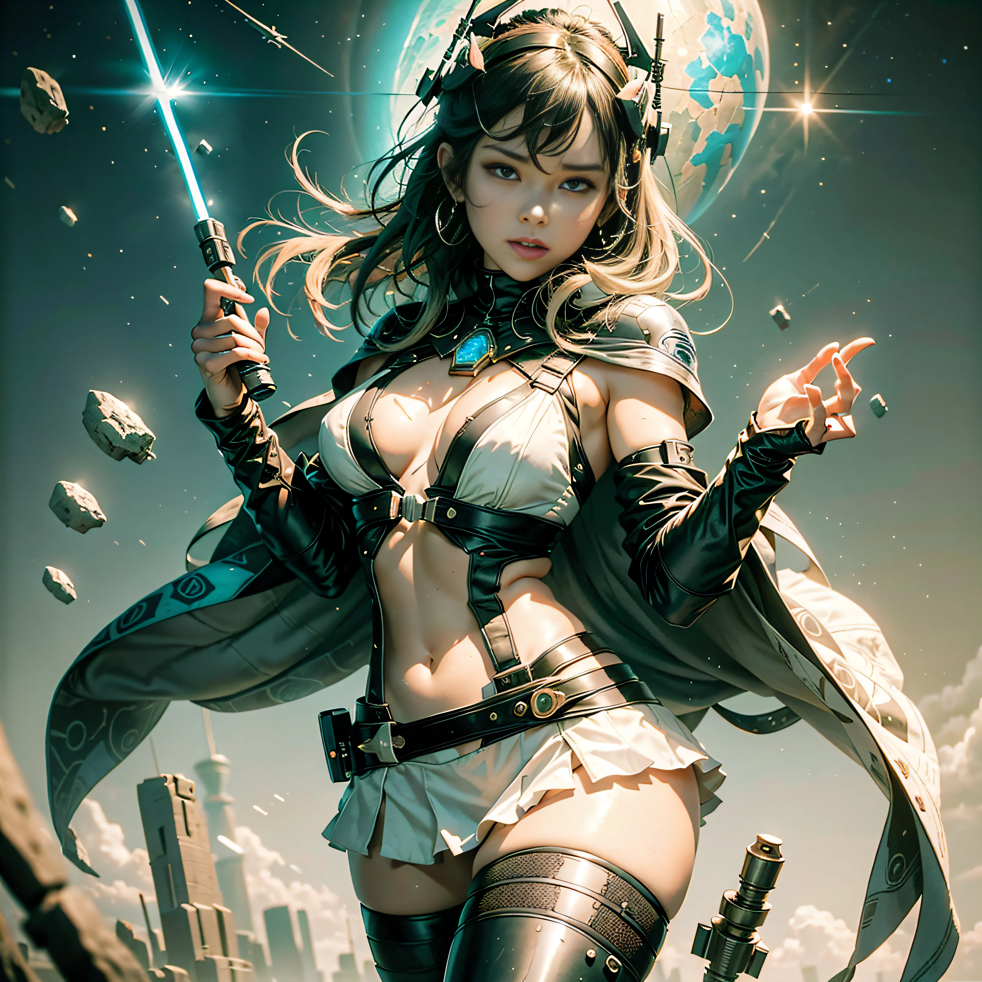 SunWar "Star Wars Xwing R2D2" conceptual Future "Heavy Metal" Devastating Mandolorian pure female aesthetics lower key:1.3 close:1.3 fire-follets Will-o'-the-wisp "luis Royo" dazzling women walking slowed down playing Cosplay "Princess":1.4 "Leia":1.4 "Nathalie Portman":1.4 Pilots jacket cowboy 38years sunLight luminescence ultra pro-photorealistic optimal detail qualities precise details:1.3 SLR resolution max perfection improved graduated Octane rendered UHD XT3 16K DSLR HDR UnrealEngine5 analog real shadows:1.3 3dcg saturated body:1.4 faces:1.4 cheekbone effects embarrassed glow beautiful:1.4 eyes:1.4 opals iris lazulis turquoise pupils eyeliner open mouth teeth obvious smiles dark hairstyles short bangs:1.3 ecstatic:1.0.1 floating jackets fixed symmetrical body athletes oiling eccentric cape levitating shoulder-off white shirt lace clavicles papillotes navy thick leathers varied breasts pointed:1.4 satin supports Felt Bikini Skirt:1.4 Matching Loose Swinging Spinels Navel:1.3 Depths:1.3 Revealing Pubic Pubis Pubis-Hairy Obvious Covered:1.3 Underwear Waist Chastity-Belt Padlock Gold ornate silver agate tied garters thick thighs legs high volumetric Gothic stainless steel boots ornate onyx ruby invokes delicate incandescents Unity Toys Crystalline DoF X-Wing (EOS R6 135mm 1/1250s f/2.8 ISO400) R2D2 Mechanized adaptable ion Canon DoF mannequins "wide Sabre"  dramatic fully clothed mounts armor heavy chrome metallic covered flat bands fathoms richly decorated coppers:1.2 fullbodye "Darth Vader" background:1.3 sharpness equirectangular 360 headphones+antenna decorated rune Pearl embroidered plasma glyphs lava Tourmaline DoF engravings [(masterpiece 1,3) (Willi Baumeister:1.1) (John T. Biggers:1,2)::17 Alessandro Casagrande, Greg Rutkowski, Sally Mann Guweiz and James Jean tattoo CGSCOSITY (by Michelangelo)] Bruce Weber girls raw varied etc.
