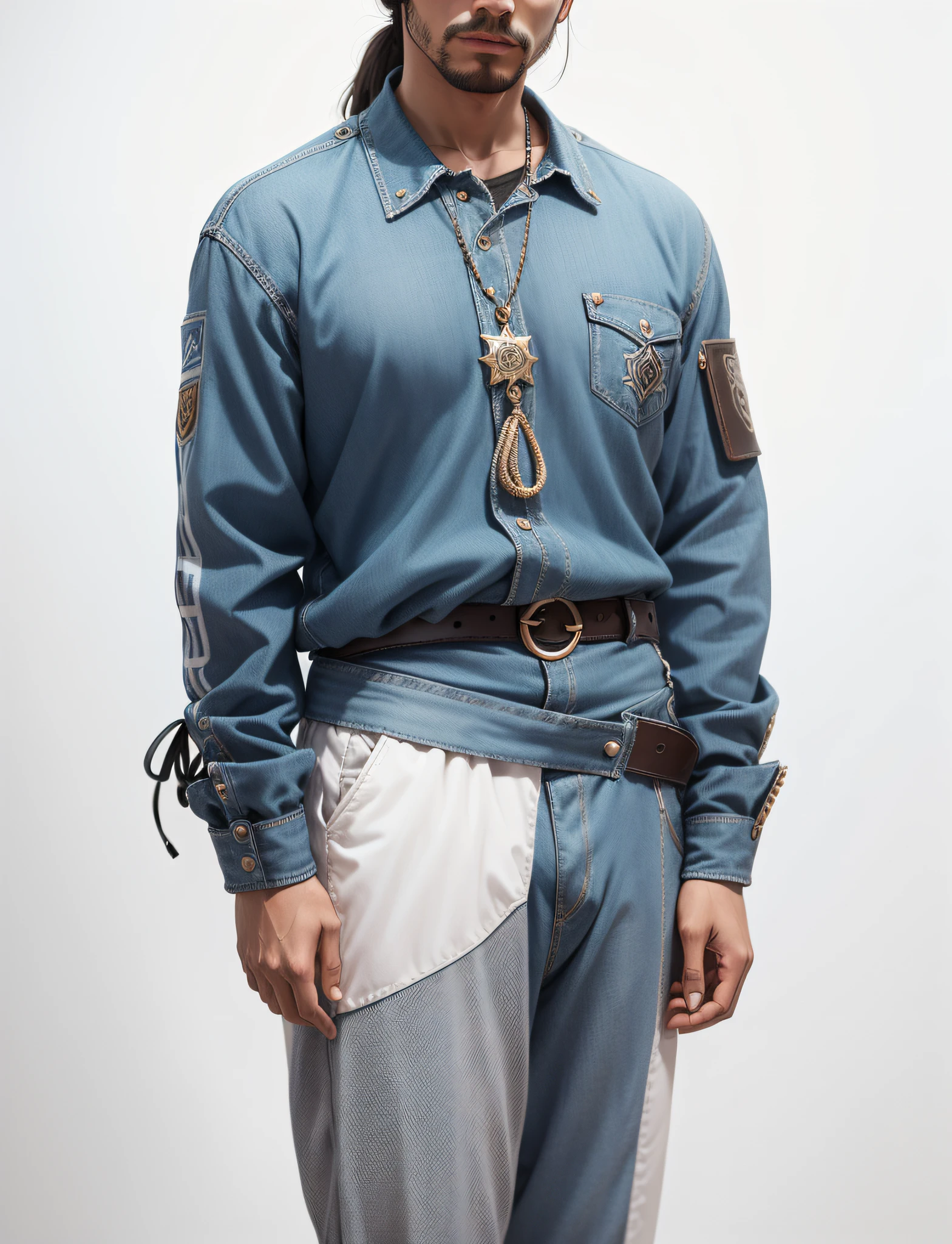 CLOTHING THAT REPRESENTS THE SIGN OF SARGITARIO WITH ACCESSORIES THAT RESEMBLE STRONG PERSONALITY --auto --s2