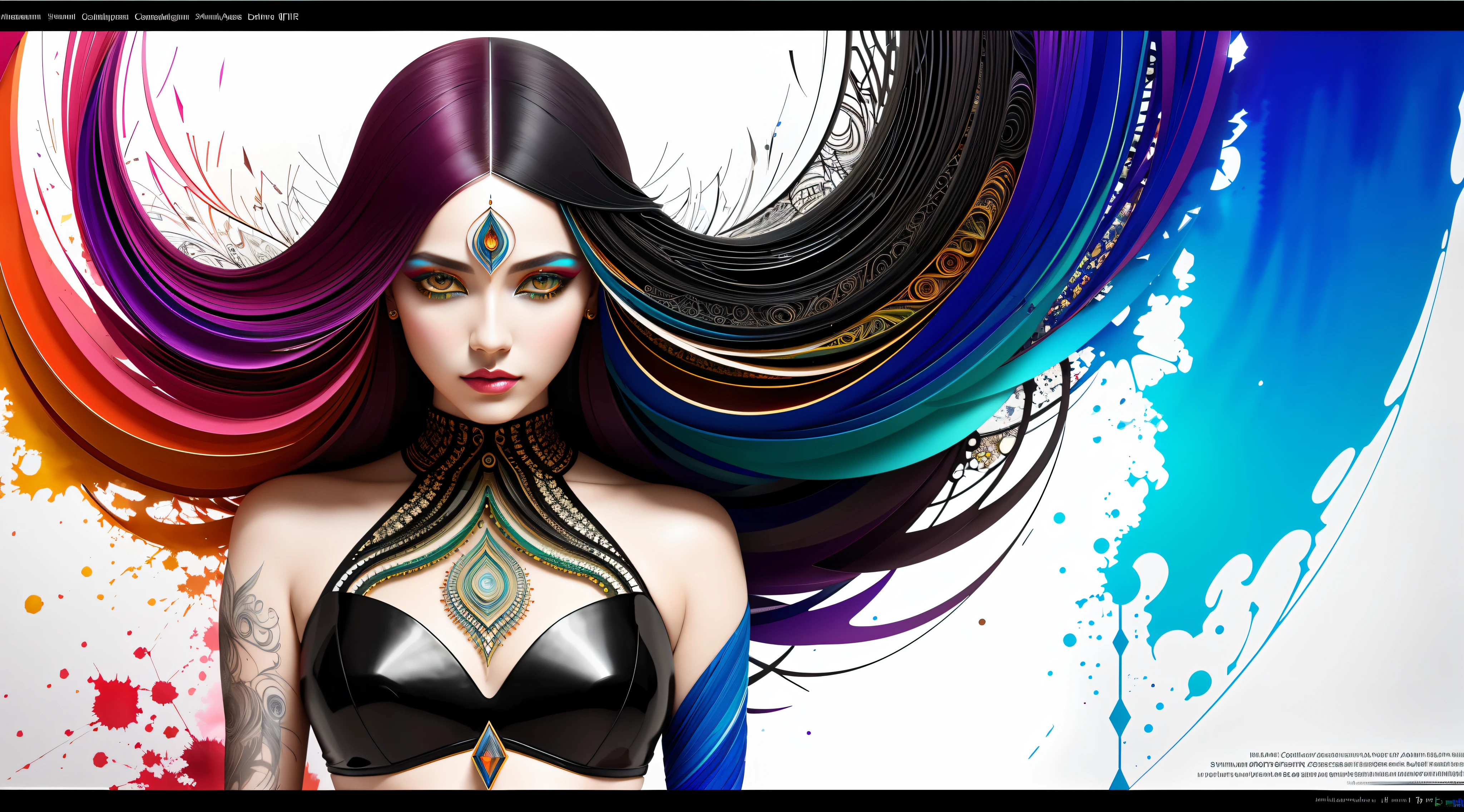 ultra detailed artistic abstract photography of Geometrical Woman, 32k trendy abstract poster of a beautiful woman, hair made of 3D paper quilling design, abstract paper quilling, detailed symmetric hazel eyes with circular iris, shattered paper fragments, natural body posture, by artist russ mills, art by alberto seveso, by Carne Griffiths, by Wadim Kashin, symmetrical, abstract artstyle, intricate complex watercolor painting, sharp eyes, digital painting, color explosion, concept art, voluminetric lighting, TanvirTamim, 3D octane render, 8k. by artgerm, trending on artstation, cinematic 4d, Epic cinematic brilliant stunning intricate meticulously detailed dramatic atmospheric maximalist digital matte painting, realistic, complementary colors