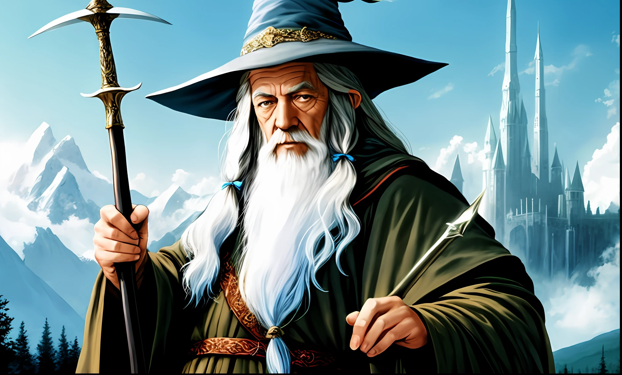 An old wizard Gandalf