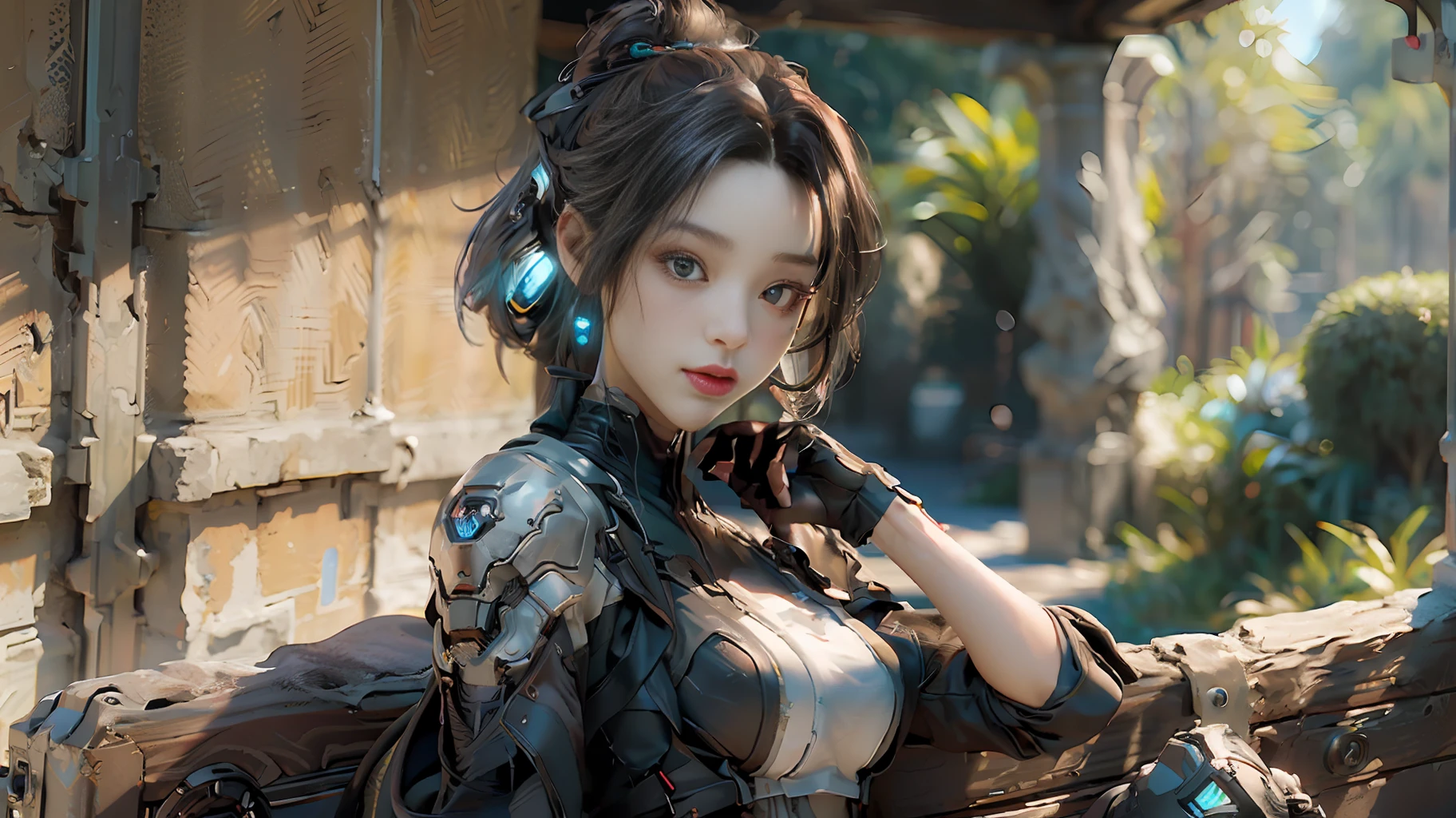 ((Best quality)), ((masterpiece)), (detailed:1.4), 3D, an image of a beautiful cyberpunk female,HDR (High Dynamic Range),Ray Tracing,NVIDIA RTX,Super-Resolution,Unreal 5,Subsurface scattering,PBR Texturing,Post-processing,Anisotropic Filtering,Depth-of-field,Maximum clarity and sharpness,Multi-layered textures,Albedo and Specular maps,Surface shading,Accurate simulation of light-material interaction,Perfect proportions,Octane Render,Two-tone lighting,Wide aperture,Low ISO,White balance,Rule of thirds,8K RAW,
