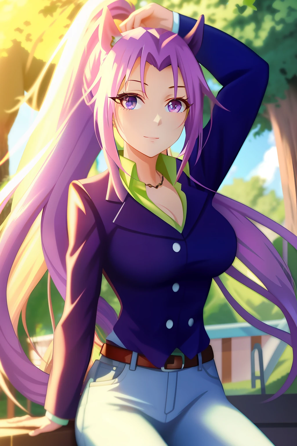 , woman, horse girl, 2D