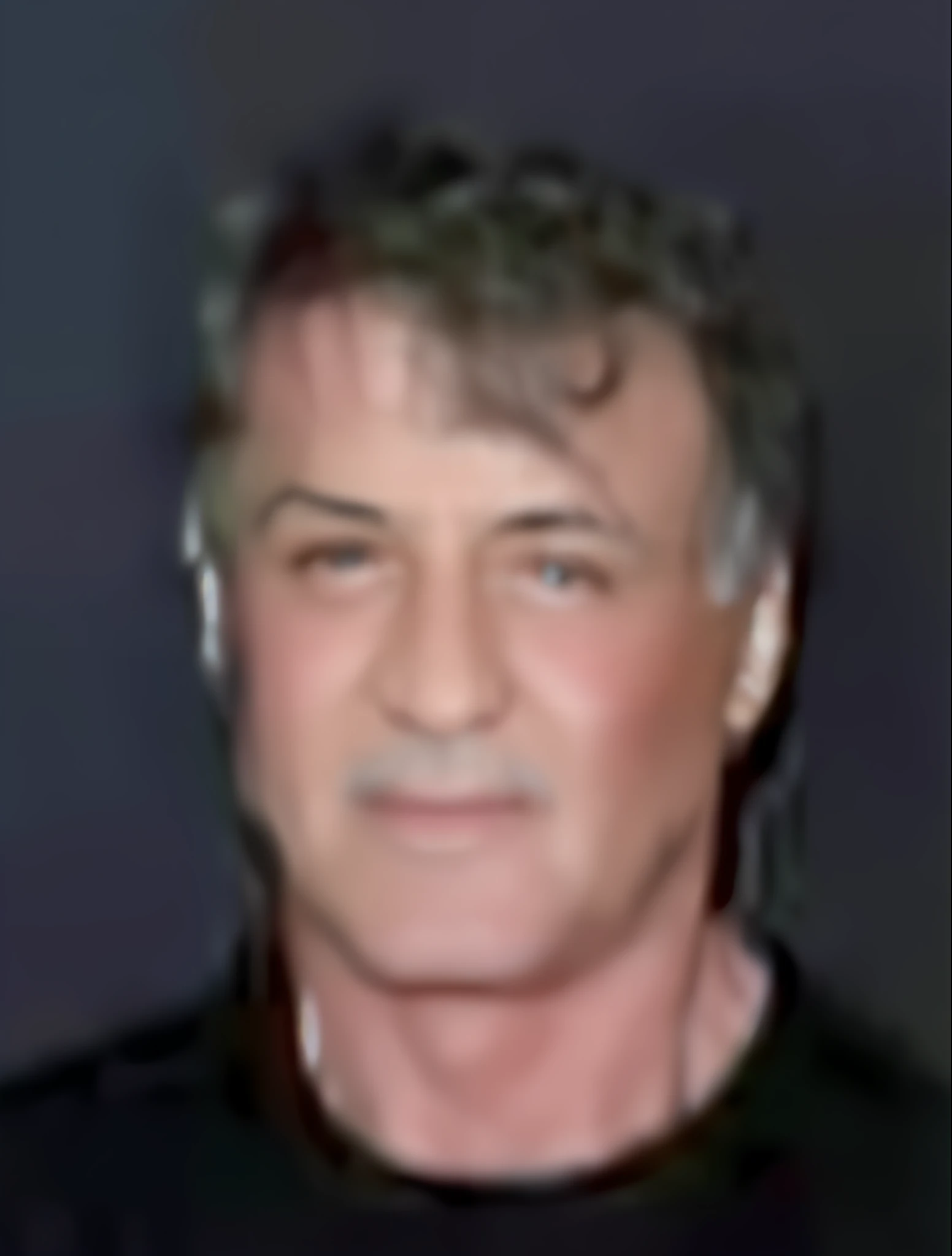 Sylvester Stallone with a black shirt and a black shirt, Sylvester Stallone, Pitt, Rambo, actor, Sylvester Stallone, Rob, Ron, Close-up!!!!!!
