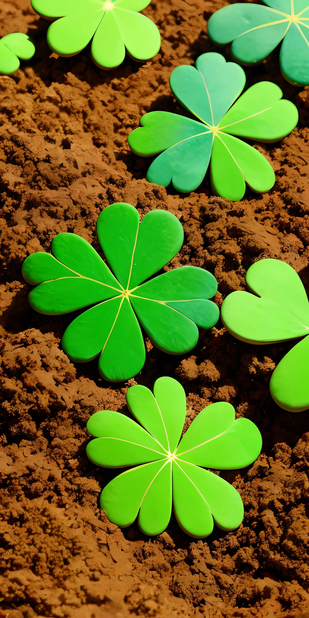 shamrocks, Anthill, pot of gold, Rainbow, leprechaun