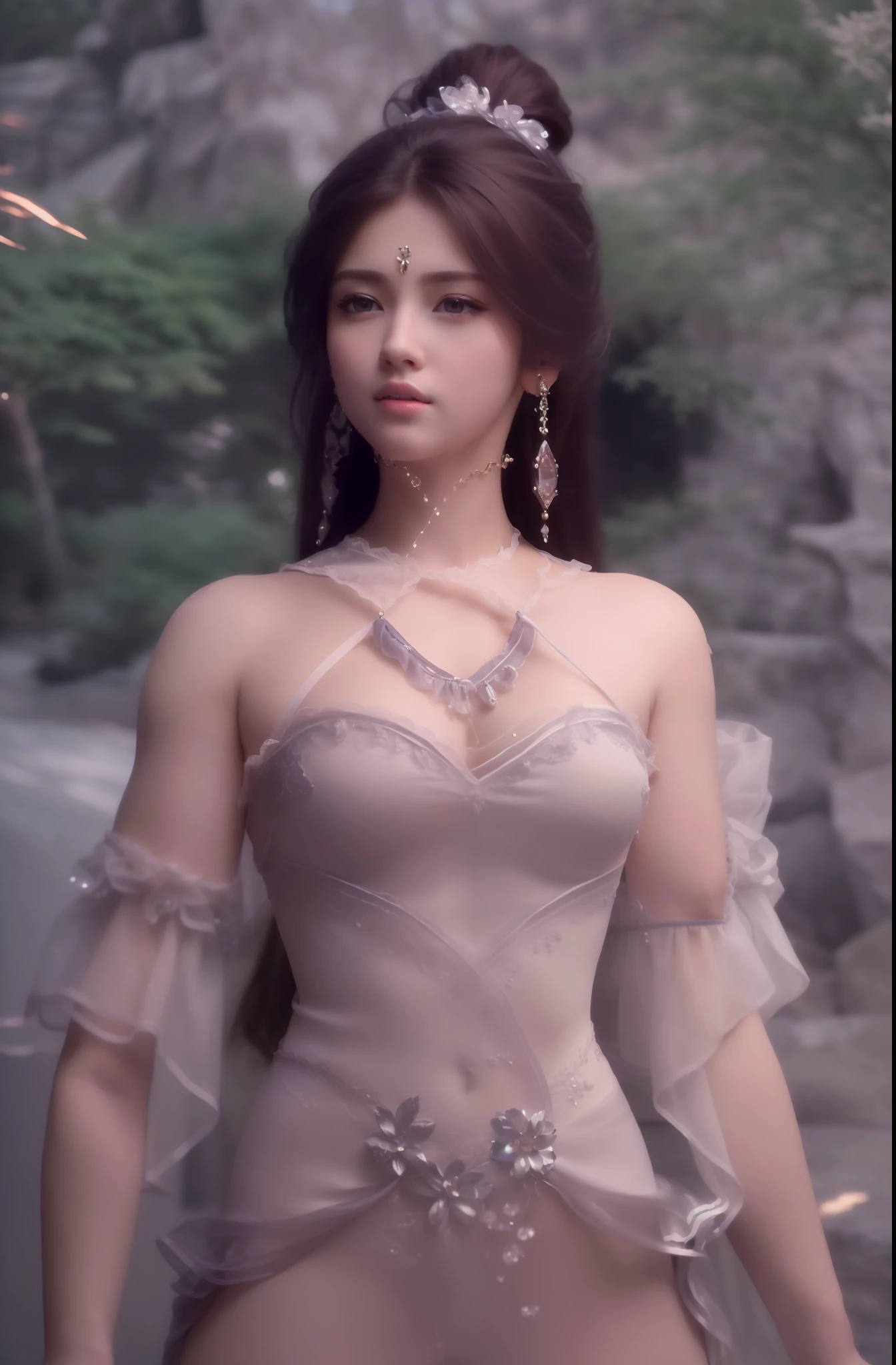(masterpiece, best quality, extremely detailed 8k, ultra hd, ultra-detailed, highly detailed, highly realistic, photo realistic), (1girl:1.5), (upper body from head to thighs:1.5),