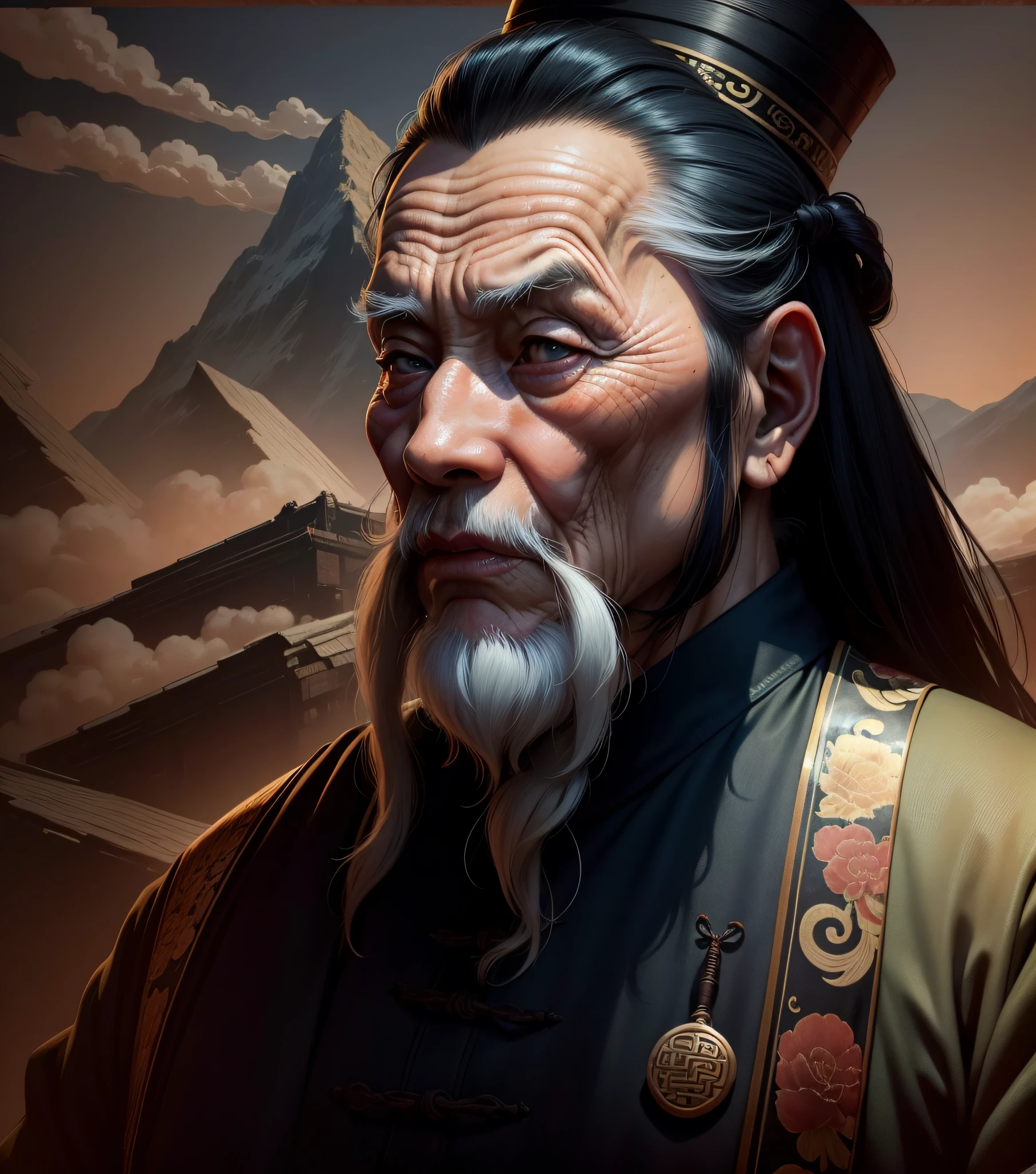 Old Chinese, 85 years old, perfect eyes