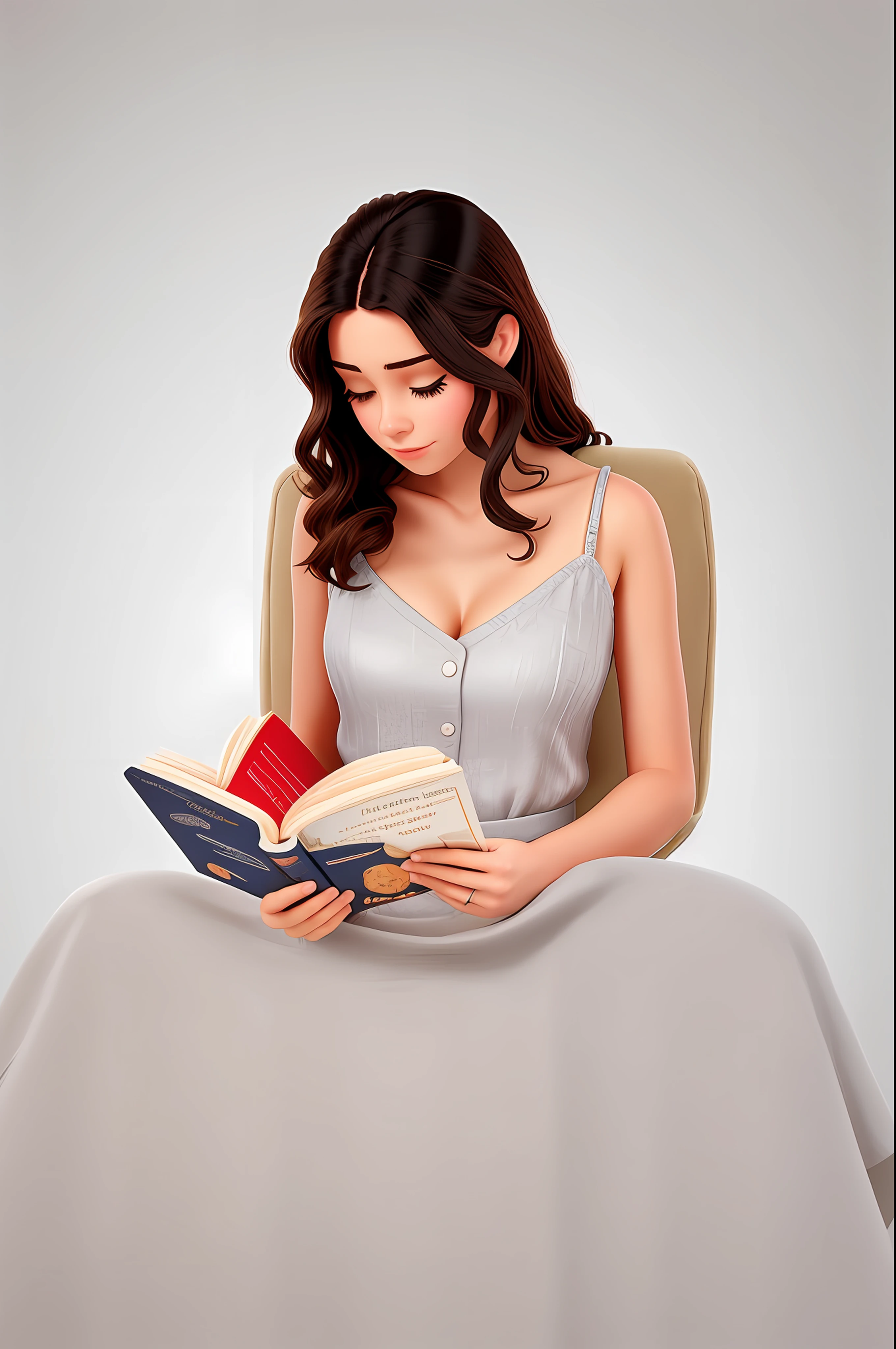 professional book cover ́ ́ in the midst of thoughts ́ ́