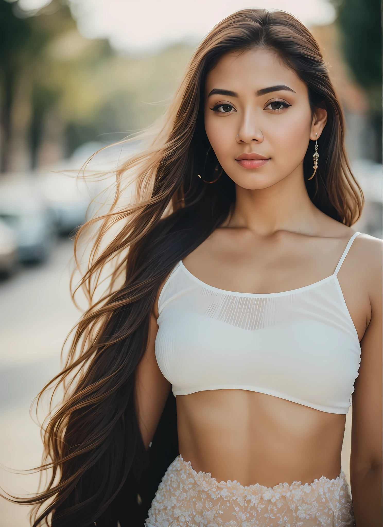RAW photo, a (potrait:1.2) of a very beautiful woman, (highly detailed skin:1.2), 8k uhd, dslr, soft lighting, high quality, film grain, Fujifilm XT3