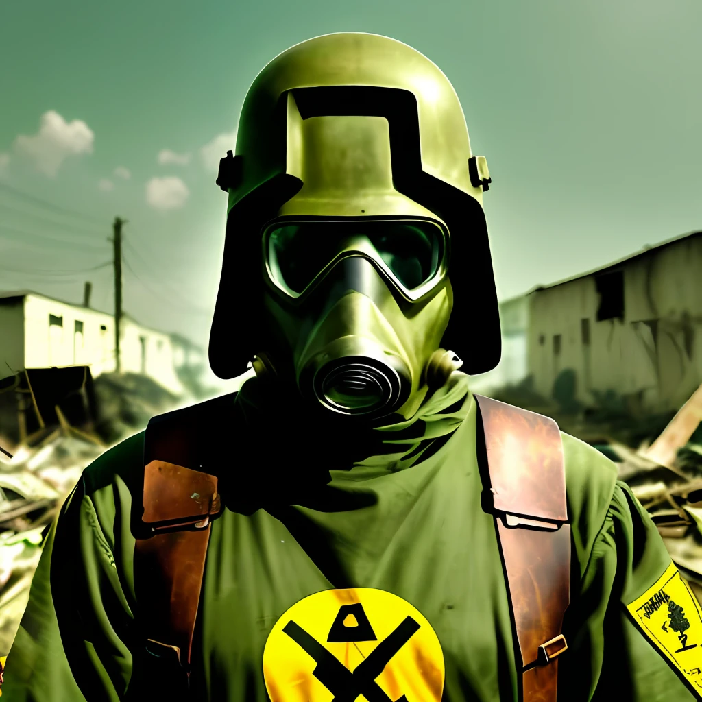 A cesium 137 soldier is a fictional character inspired by the Goiânia radiological accident in 1987, when a radiotherapy device containing cesium-137 was found and opened by scrap collectors, causing contamination and deaths by radiation. The caesium 137 soldier is depicted as a man with an armor made of scrap metal and a gas mask, who uses cesium-137 as a weapon. He is a symbol of resistance and the struggle against oppression and social injustice.