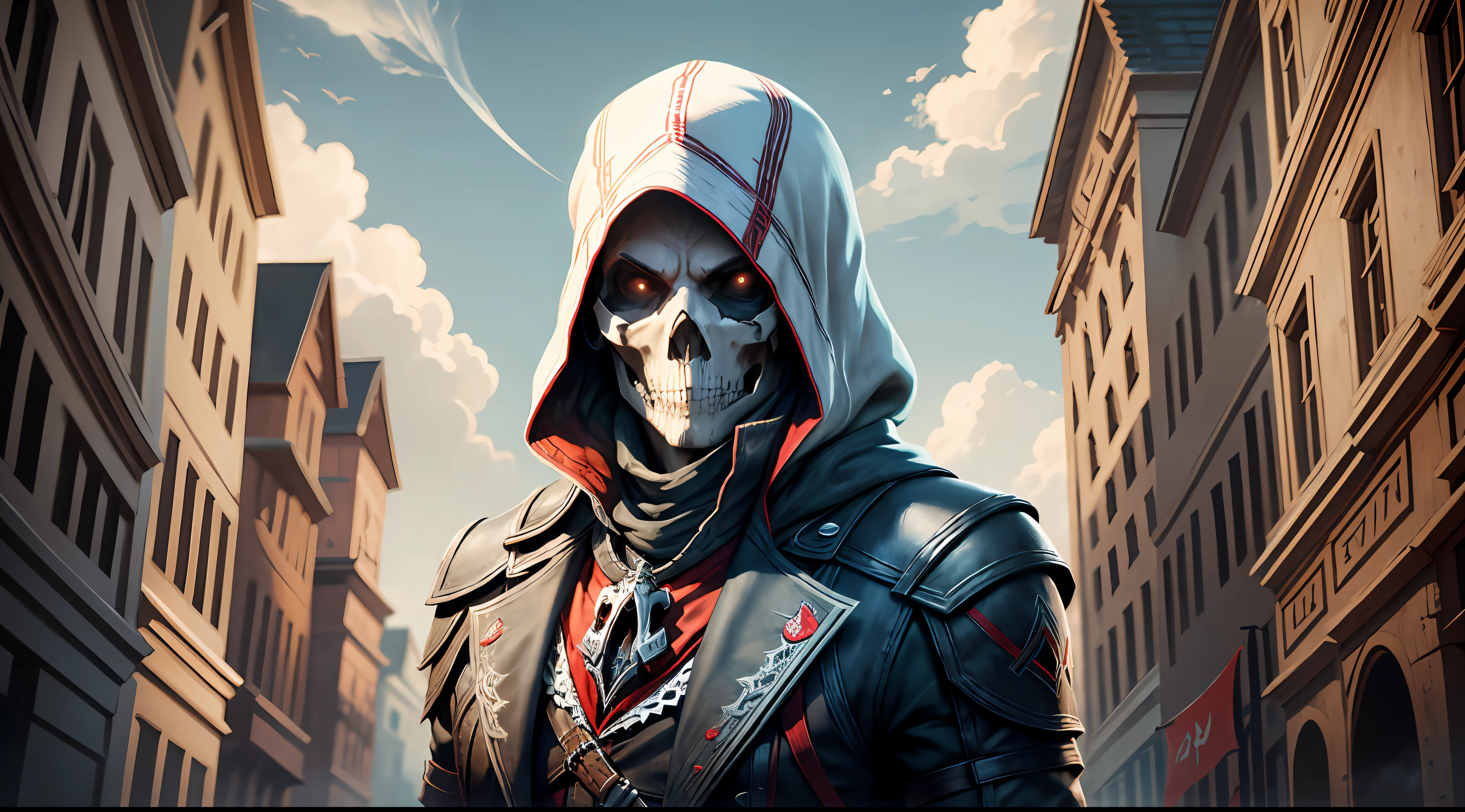 Make a skull-faced Assassin's Creed --auto --s2