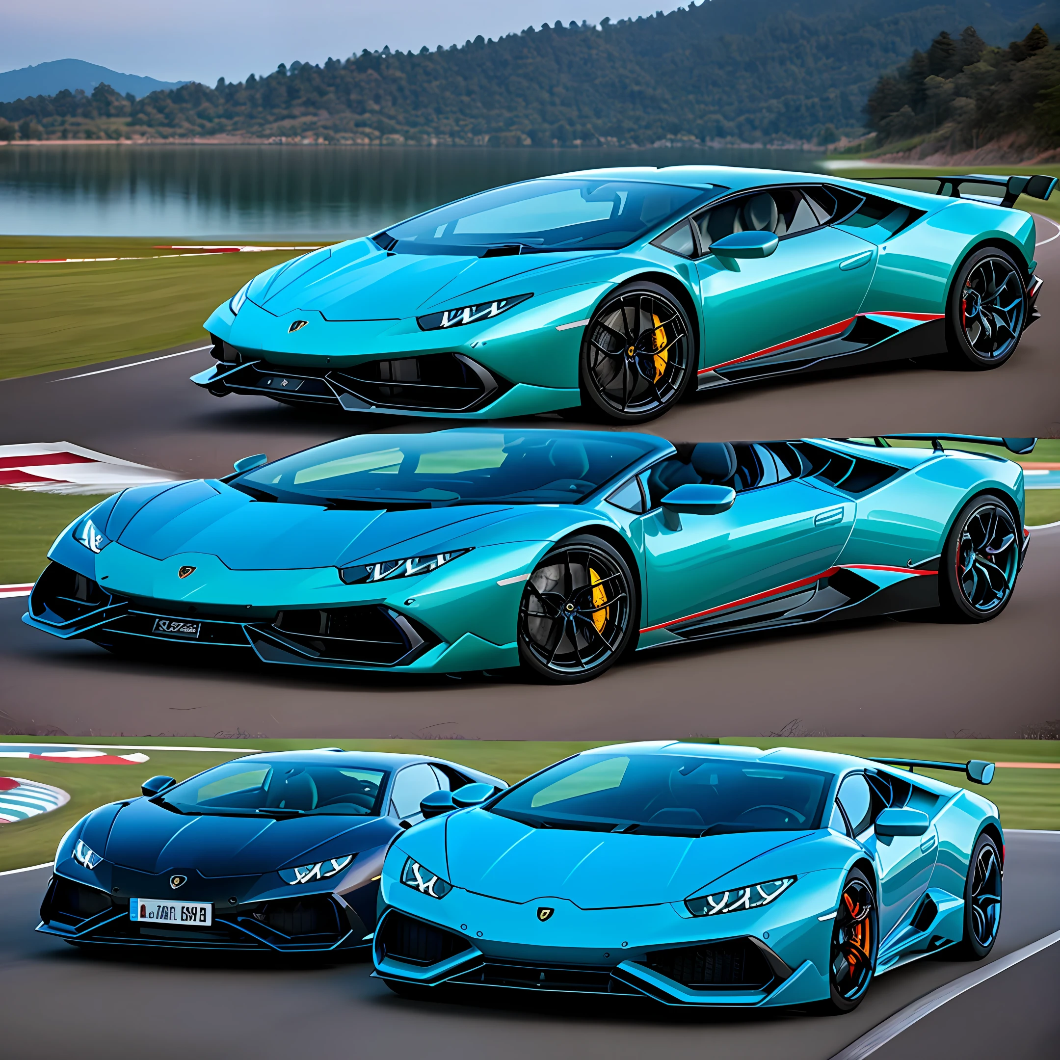 mix Lamborghini huracan with Bugatti Chiron
