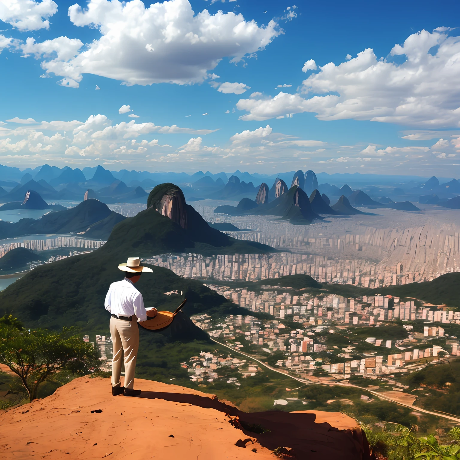 Make Frank Sinatra picking in Brazil 8K hd