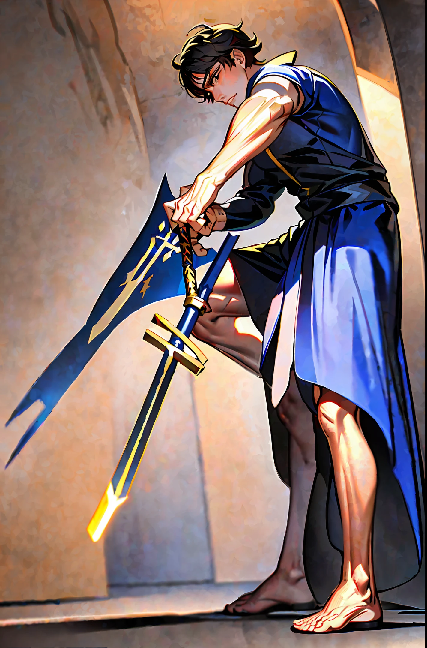 Apostle Peter holding a saber