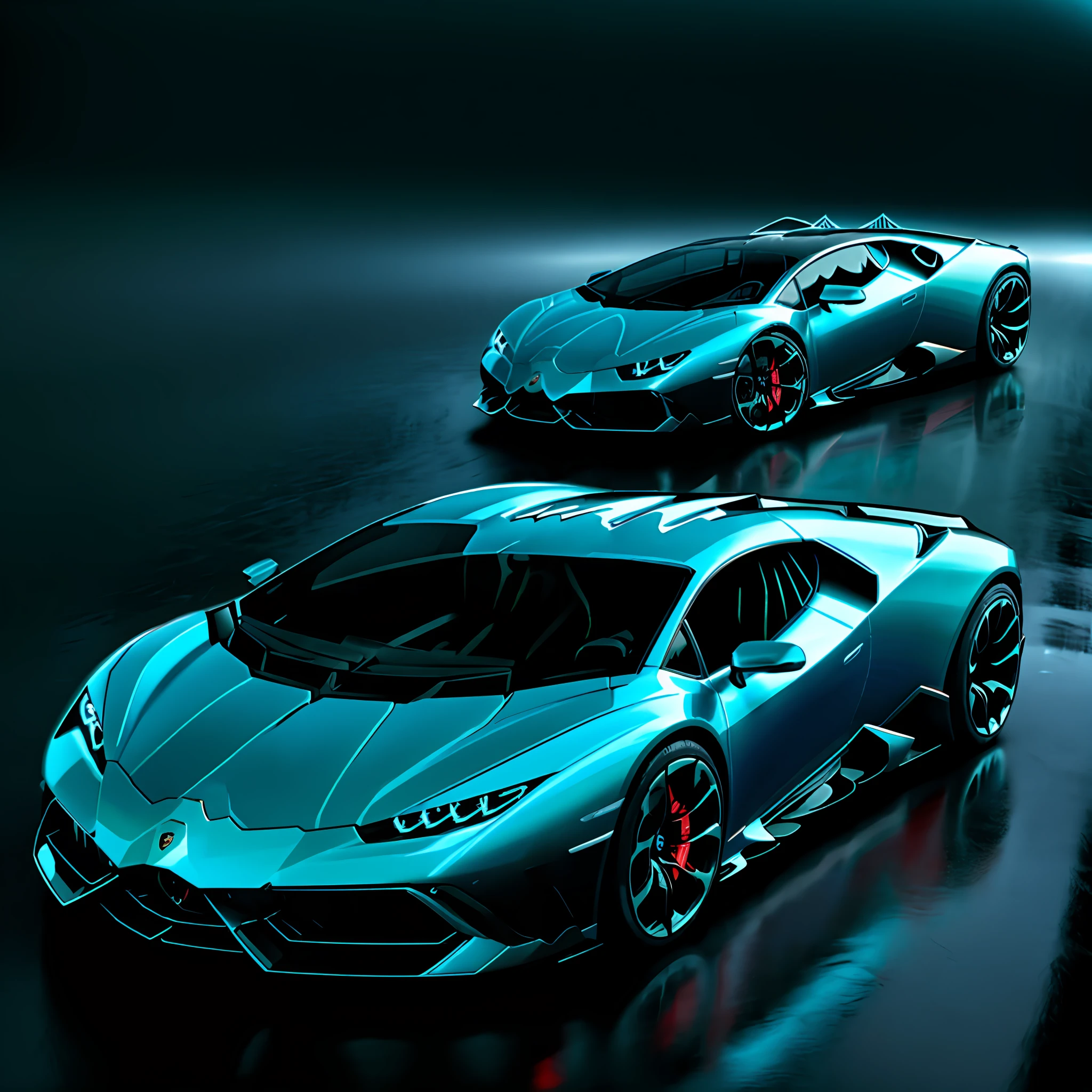 mix Lamborghini huracan with Bugatti Chiron