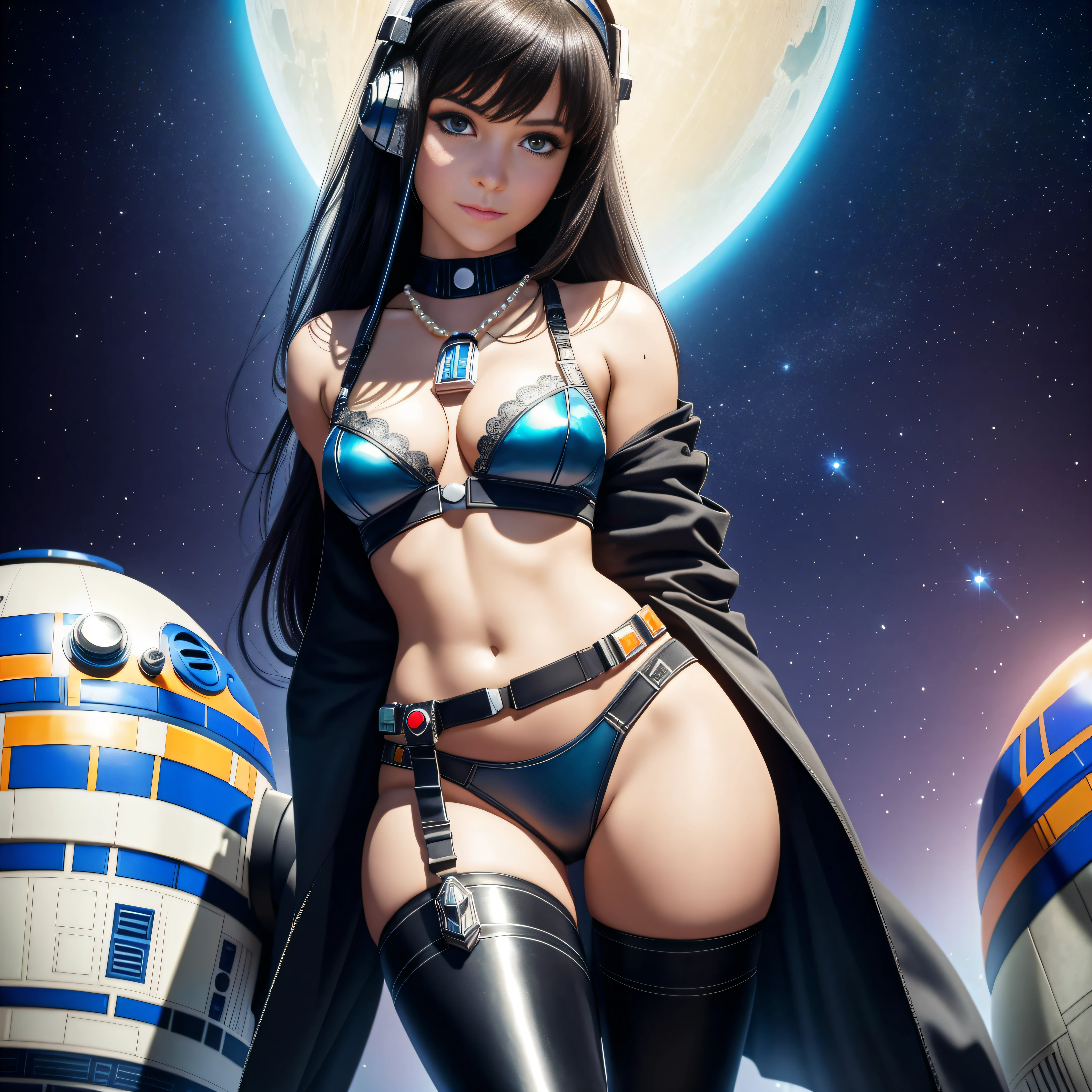 SunWar "Star Wars Xwing R2D2" conceptual Future "Heavy Metal" Devastating Mandalorian pure female aesthetics lower key:1.3 close:1.3 fire-follets Will-o'-the-wisp "luis Royo" dazzling women walking slow motion playing Cosplay "Princess":1.4 "Leia":1.4 "Nathalie Portman":1.4 Pilots jacket cowboy 38years sunLight luminescence ultra pro-photorealistic optimal detail qualities precise details:1.3 SLR max resolution perfection graded improved Octane rendered UHD XT3 16K DSLR HDR UnrealEngine5 analog real shadows:1.3 3dcg saturated body:1.4 faces:1.4 cheekbone effects embarrassed glow beautiful:1.4 eyes:1.4 irises opal lazulis turquoise pupils eyeliner open mouth teeth obvious smiles dark hairstyles short bangs:1.3 ecstatic:1.0.1 floating jackets fixed symmetrical body athletes oiling eccentric cape levitating shoulder-off white shirt lace clavicles papillotes corsait navy thick leathers varied breasts pointed:1.4 satin supports Felt Bikini Skirt:1.4 Matching Loose Swinging Spinels Navel:1.3 Depths:1.3 Revealing Pubic Pubis Pubis-Hairy Obvious Covered:1.3 Underwear Waist Chastity-Belt Padlock Gold ornate silver agate tied garters thick thighs legs high volumetric Gothic stainless steel boots ornate onyx ruby invokes delicate incandescents Unity Toys Crystalline DoF X-Wing (EOS R6 135mm 1/1250s f/2.8 ISO400) R2D2 Mechanized adaptable ion Canon DoF mannequins "wide Sabre"  dramatic fully clothed mounts armor heavy chrome metallic covered flat bands fathoms richly decorated coppers:1.2 fullbodye "Darth Vader" background:1.3 sharpness equirectangular 360 headphones+antenna decorated rune Pearl embroidered plasma glyphs lava Tourmaline DoF engravings [(masterpiece 1,3) (Willi Baumeister:1.1) (John T. Biggers:1,2)::17 Alessandro Casagrande, Greg Rutkowski, Sally Mann Guweiz and James Jean tattoo CGSCOSITY (by Michelangelo)] Bruce Weber girls raw varied etc.