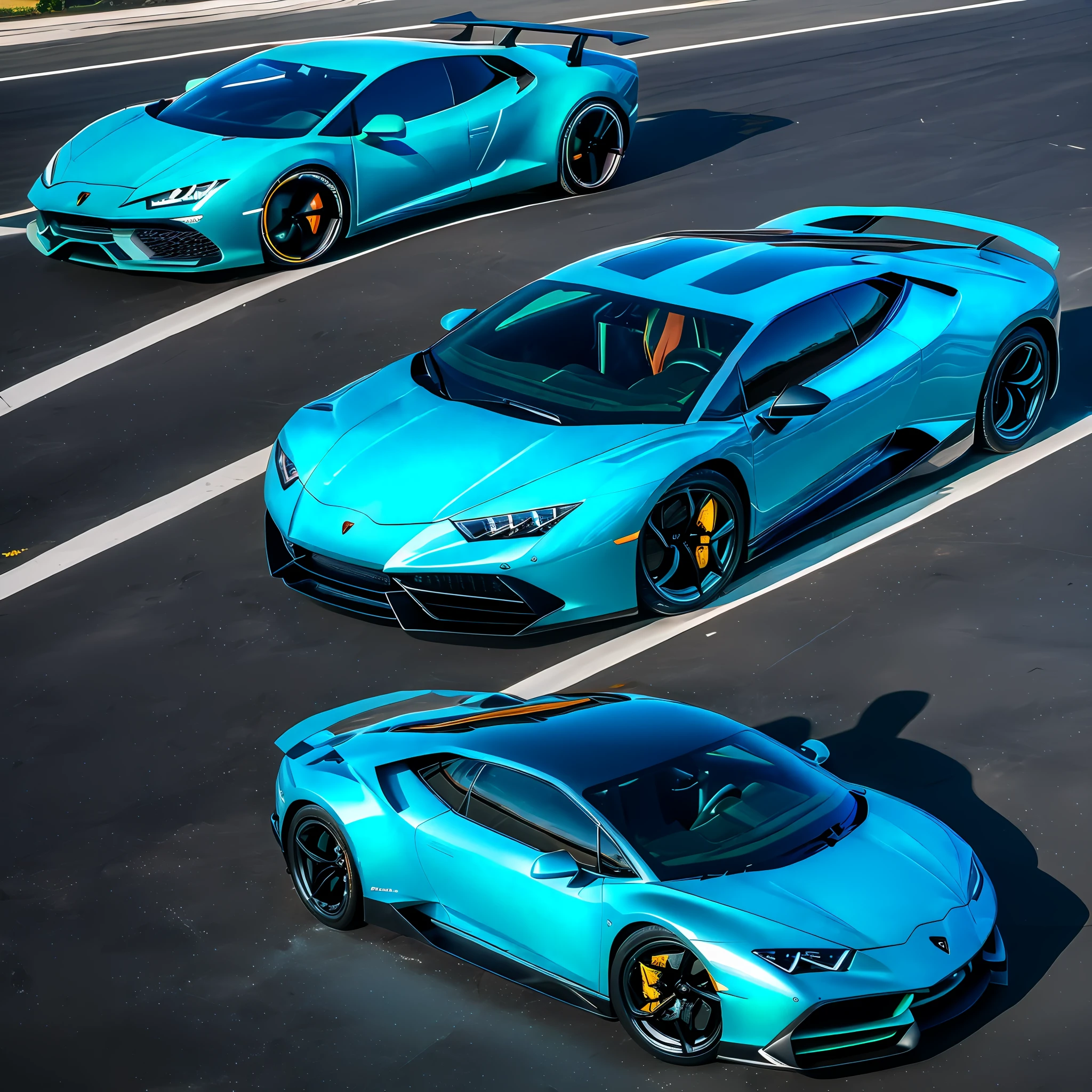 mix Lamborghini huracan with Bugatti Chiron