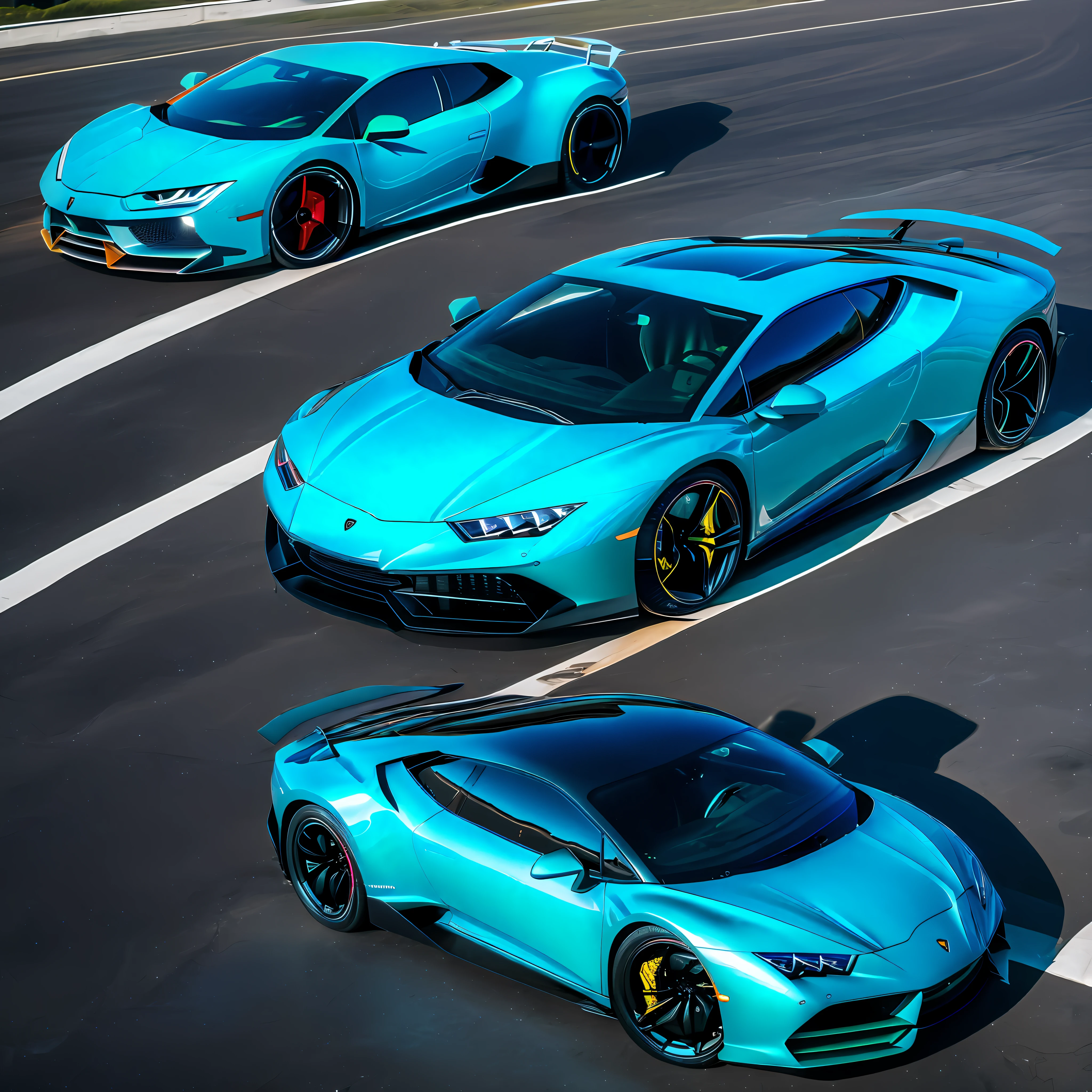 mix Lamborghini huracan with Bugatti Chiron