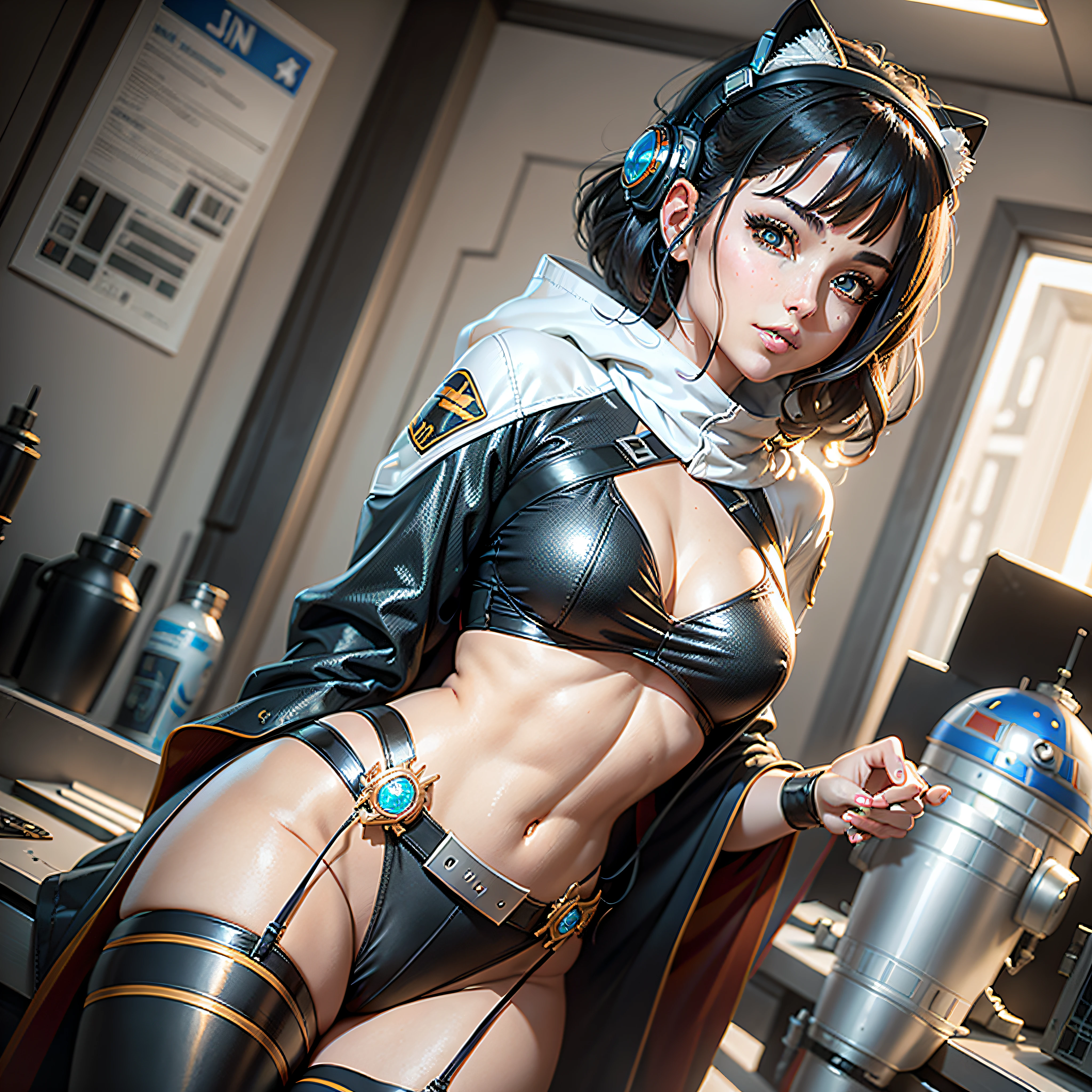 SunWar "Star Wars Xwing R2D2" conceptual Future "Heavy Metal" Devastating Mandalorian pure female aesthetics lower key:1.3 close:1.3 fire-follets Will-o'-the-wisp "luis Royo" dazzling women walking slow motion playing Cosplay "Princess":1.4 "Leia":1.4 "Nathalie Portman":1.4 Pilots jacket cowboy 38years sunLight luminescence ultra pro-photorealistic optimal detail qualities precise details:1.3 SLR max resolution perfection graded improved Octane rendered UHD XT3 16K DSLR HDR UnrealEngine5 analog real shadows:1.3 3dcg saturated body:1.4 faces:1.4 cheekbone effects embarrassed glow beautiful:1.4 eyes:1.4 irises opal lazulis turquoise pupils eyeliner open mouth teeth obvious smiles dark hairstyles short bangs:1.3 ecstatic:1.0.1 floating jackets fixed symmetrical body athletes oiling eccentric cape levitating shoulder-off white shirt lace clavicles papillotes corsait navy thick leathers varied breasts pointed:1.4 satin supports Felt Bikini Skirt:1.4 Matching Loose Swinging Spinels Navel:1.3 Depths:1.3 Revealing Pubic Pubis Pubis-Hairy Obvious Covered:1.3 Underwear Waist Chastity-Belt Padlock Gold ornate silver agate tied garters thick thighs legs high volumetric Gothic stainless steel boots ornate onyx ruby invokes delicate incandescents Unity Toys Crystalline DoF X-Wing (EOS R6 135mm 1/1250s f/2.8 ISO400) R2D2 Mechanized adaptable ion Canon DoF mannequins "wide Sabre"  dramatic fully clothed mounts armor heavy chrome metallic covered flat bands fathoms richly decorated coppers:1.2 fullbodye "Darth Vader" background:1.3 sharpness equirectangular 360 headphones+antenna decorated rune Pearl embroidered plasma glyphs lava Tourmaline DoF engravings [(masterpiece 1,3) (Willi Baumeister:1.1) (John T. Biggers:1,2)::17 Alessandro Casagrande, Greg Rutkowski, Sally Mann Guweiz and James Jean tattoo CGSCOSITY (by Michelangelo)] Bruce Weber girls raw varied etc.