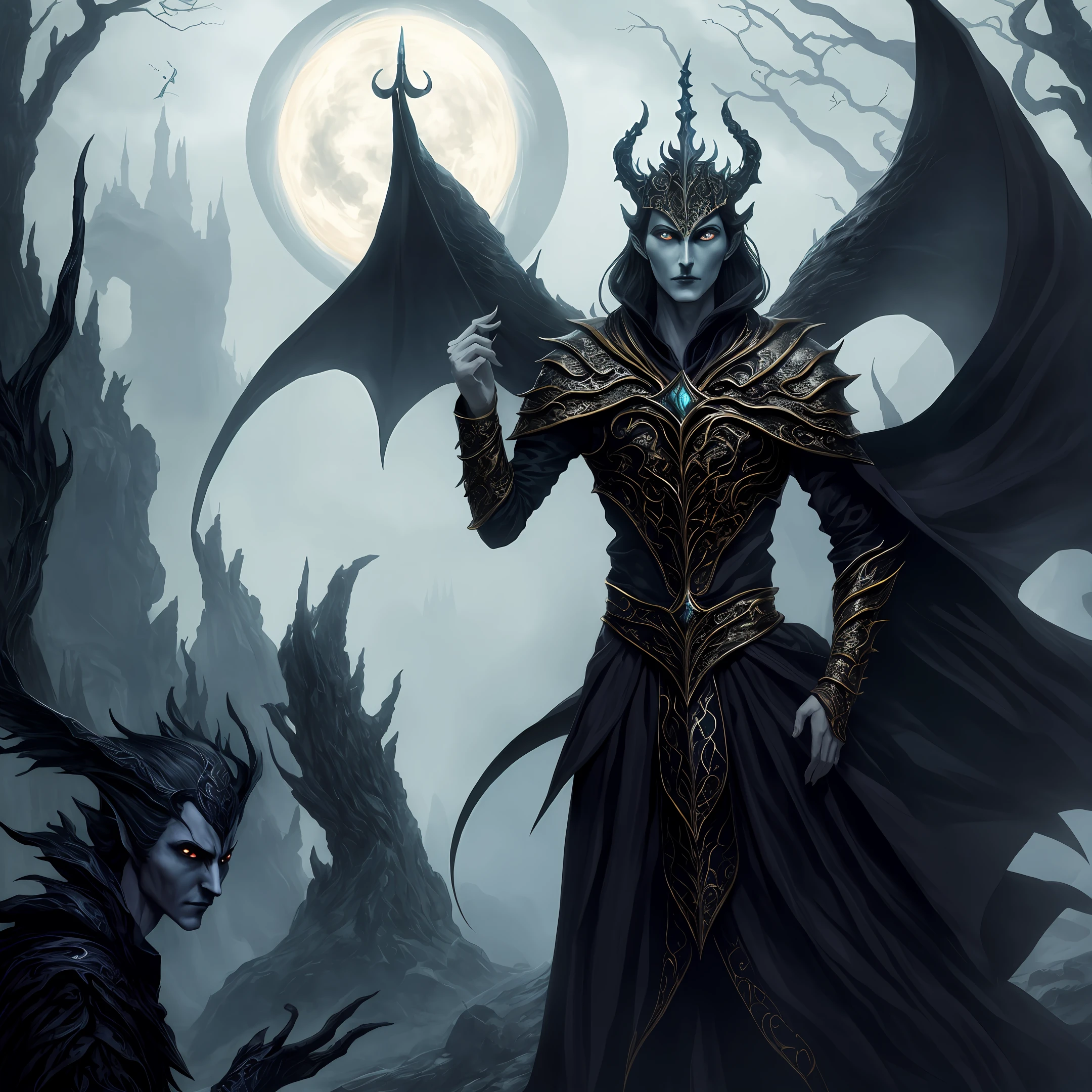 Vaermina, also called Vaernima, is the Daedric Prince of dreams and nightmares. Their sphere of influence include dreams, nightmares, earthiness, and psychological torment, bringing bad omens and stealing memories.