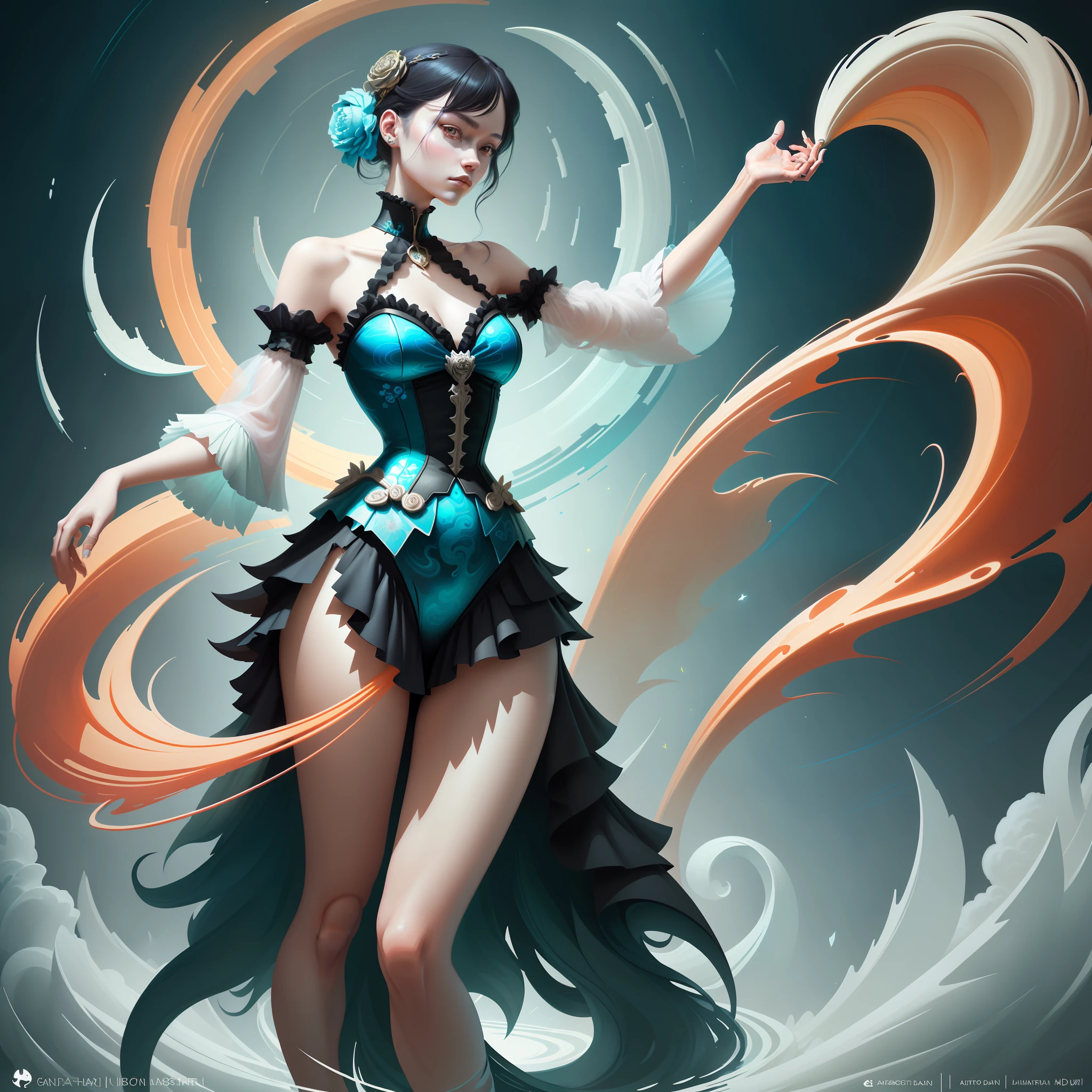 digital art by Galen Dara, trending on Artstation, digital art, hauntingly beautiful art, beautiful digital artwork, james jean and wlop, artgerm and james jean, art of alessandro pautasso, beautiful art uhd 4 k, illustration art