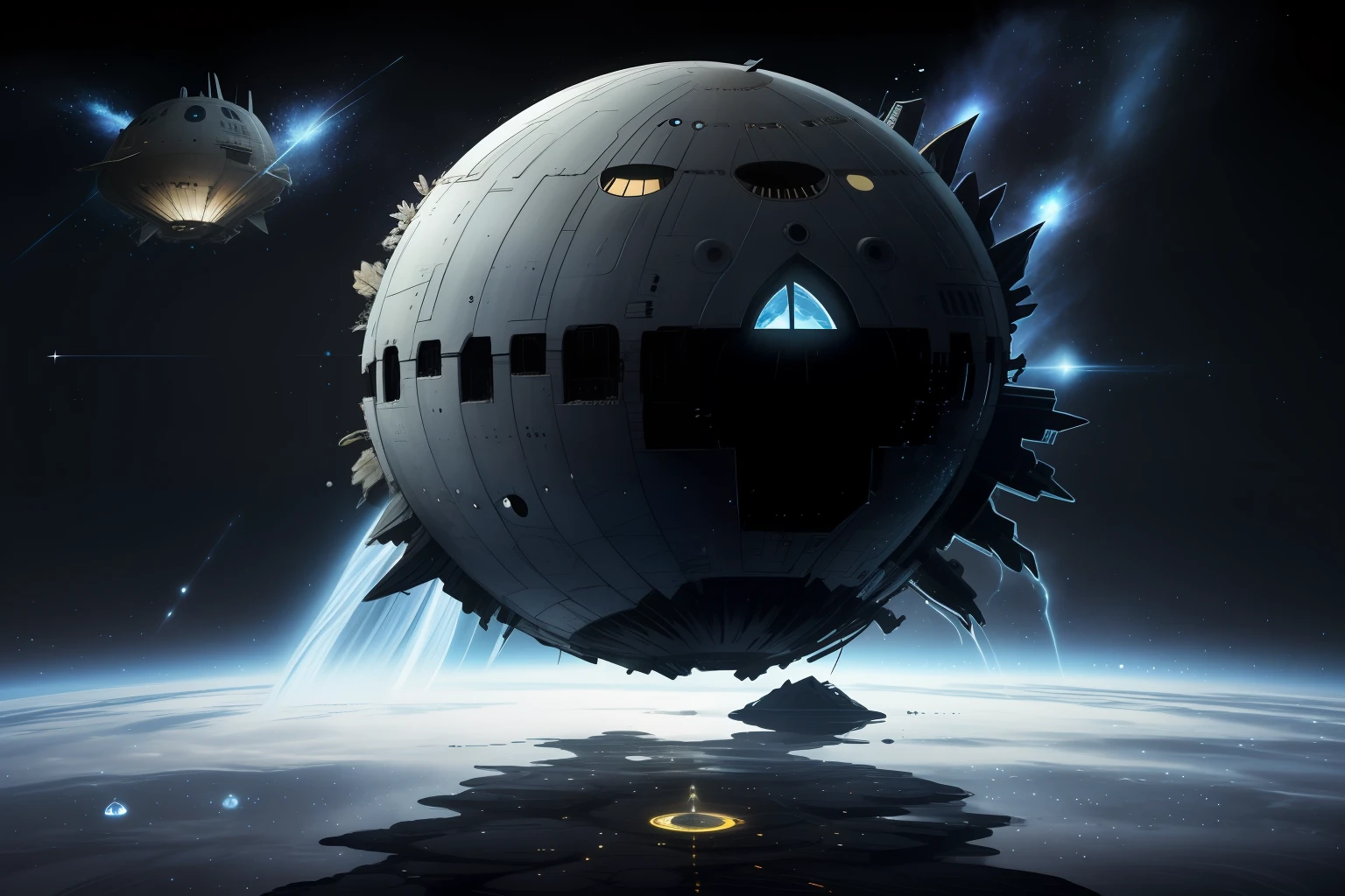 Immerse yourself in the captivating 4K wallpaper featuring a fallen emoji spaceship, shedding tears as its door remains open.

In this stunning artwork, witness the emotional journey of a once-mighty spaceship, now abandoned and desolate. The spaceship, represented by a tearful emoji face, rests on the ground with its metallic body dented and scratched. The vibrant colors of the cosmos form the backdrop, highlighting the stark contrast between the ship's melancholic state and the vastness of space.

As the tears trickle down the emoji's cheeks, they evoke a sense of longing and sorrow. The open door of the spaceship suggests a story untold, leaving viewers with an air of mystery and curiosity. What events led to the downfall of this interstellar traveler? What secrets lie within the vessel?

This 4K wallpaper invites you to contemplate the fragility of existence and the fleeting nature of our achievements. It serves as a reminder that even the mightiest can falter, experiencing moments of vulnerability and despair. Yet, within that vulnerability lies the potential for resilience, growth, and the discovery of new beginnings.

Decorate your digital devices with this poignant artwork and let it inspire you with its symbolism and emotional depth. Witness the beauty in sadness and find solace in the shared experiences of both triumph and defeat.

Download this captivating 4K wallpaper and embark on a journey of reflection and introspection with the fallen tears of the weeping emoji spaceship.