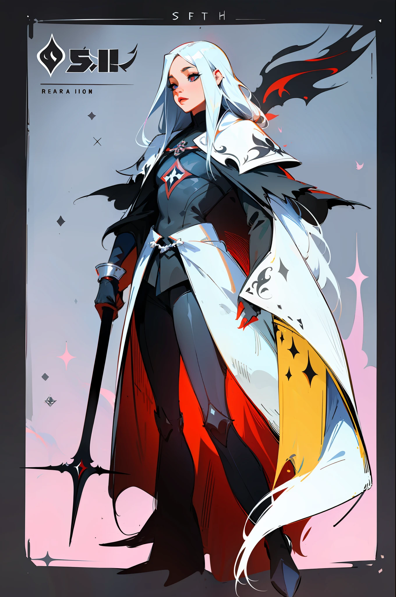 sefiroth design, icon, concept, art, drawing, vector, base colors, detailed --auto --s2
