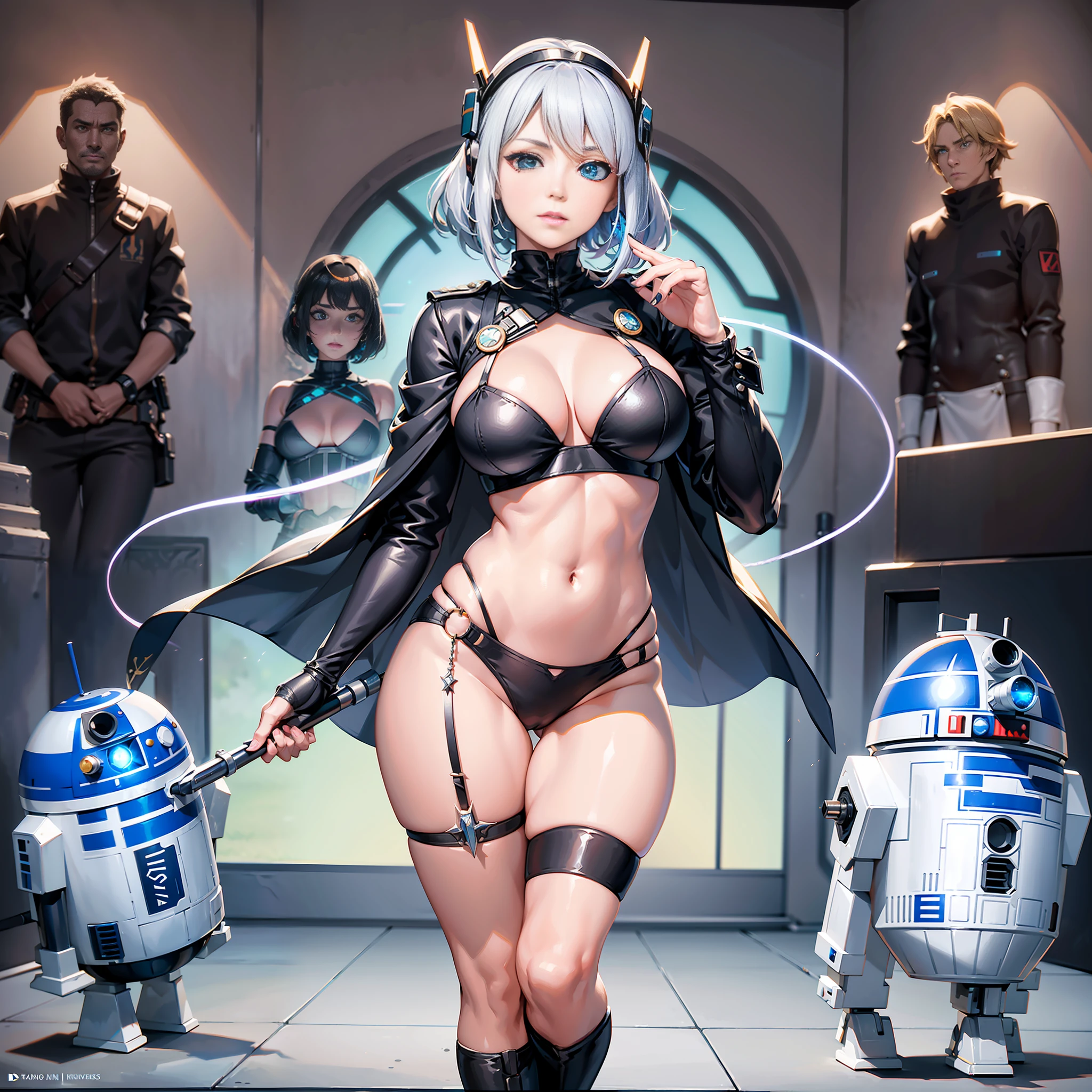 Future Sun cyberpunkWar "Star Wars Xwing R2D2" conceptual "Heavy Metal" Devastating Mandalorian pure female aesthetics lower key:1.3 close:1.3 fire-follets Will-o'-the-wisp "luis Royo" dazzling women walking slowed down playing Cosplay "Princess":1.4 "Leia":1.4 "Nathalie Portman":1.4 Pilots jacket cowboy 38years sunLight luminescence ultra pro-photorealistic optimal detail qualities precise details:1.3 SLR max resolution perfection graduated improved Octane rendered UHD XT3 16K DSLR HDR UnrealEngine5 analog real shadows:1.3 3dcg beautiful body:1.4 faces:1.4 cheekbone effects embarrassed eyeliner beautiful:1.4 eyes iris opal lazulis pupils turquoise open mouth teeth obvious smiles dark hairstyles short bangs:1.3 ecstatic:1.0.1 floating jackets fixed symmetrical body athletes oiling eccentric cape levitating shoulder-off white shirt lace clavicles papillotes embroidered navy thick leathers various breasts pointed:1.4 satin Felt supports Bikini skirt:1.4 matching bristles Loose swinging spinels navel:1.3 depths:1.3 revealing pubis scarlet pubis-hairy obvious covered:1.3 underwear waist chastity-belt padlock Gold decorated silver agate tied garters thick thighs legs high volumetric stainless steel boots ornate onyx ruby invokes delicate incandescents Unity Toys Crystalline DoF X-Wing (EOS R6 135mm 1/1250s f/2.8 ISO400) R2D2 Mechanized Adaptable Ion Canon DoF Wide Dummies Sabre" dramatic supports fully clothed armor heavy chrome metallic covered flat bands fathoms richly decorated coppers:1.2 fullbodye "Darth Vader" background:1.3 sharpness equirectangular 360 headphones antenna ornate rune lava Tourmaline DoF plasma glyphs engravings [(masterpiece 1,3) (Willi Baumeister:1.1) (John T. Biggers:1,2)::17 Alessandro Casagrande, Greg Rutkowski, Sally Mann Guweiz and James Jean tattoo CGSCOSITY (by Michelangelo)] Bruce Weber girls raw varied etc.