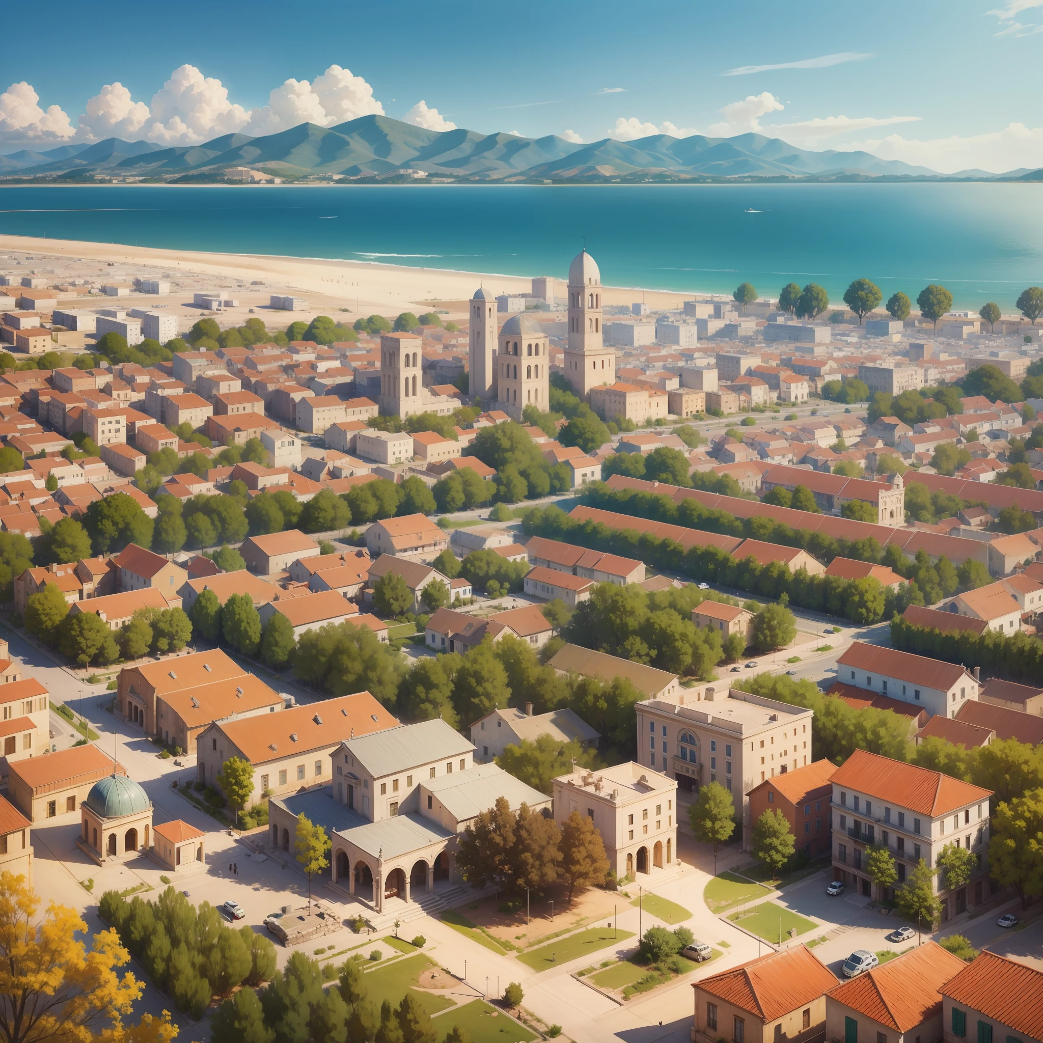 City of Sardis, sardis, sardis located in ancient Lydia ((best quality)),((high detail)),((realistic,)) sunny day --auto --s2