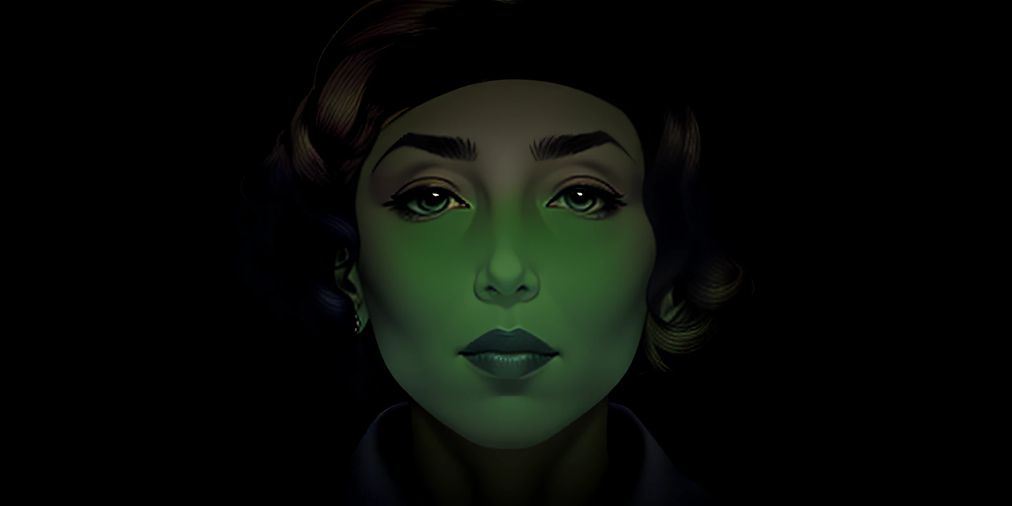 Clarice Lispector on Gradient Dark Background