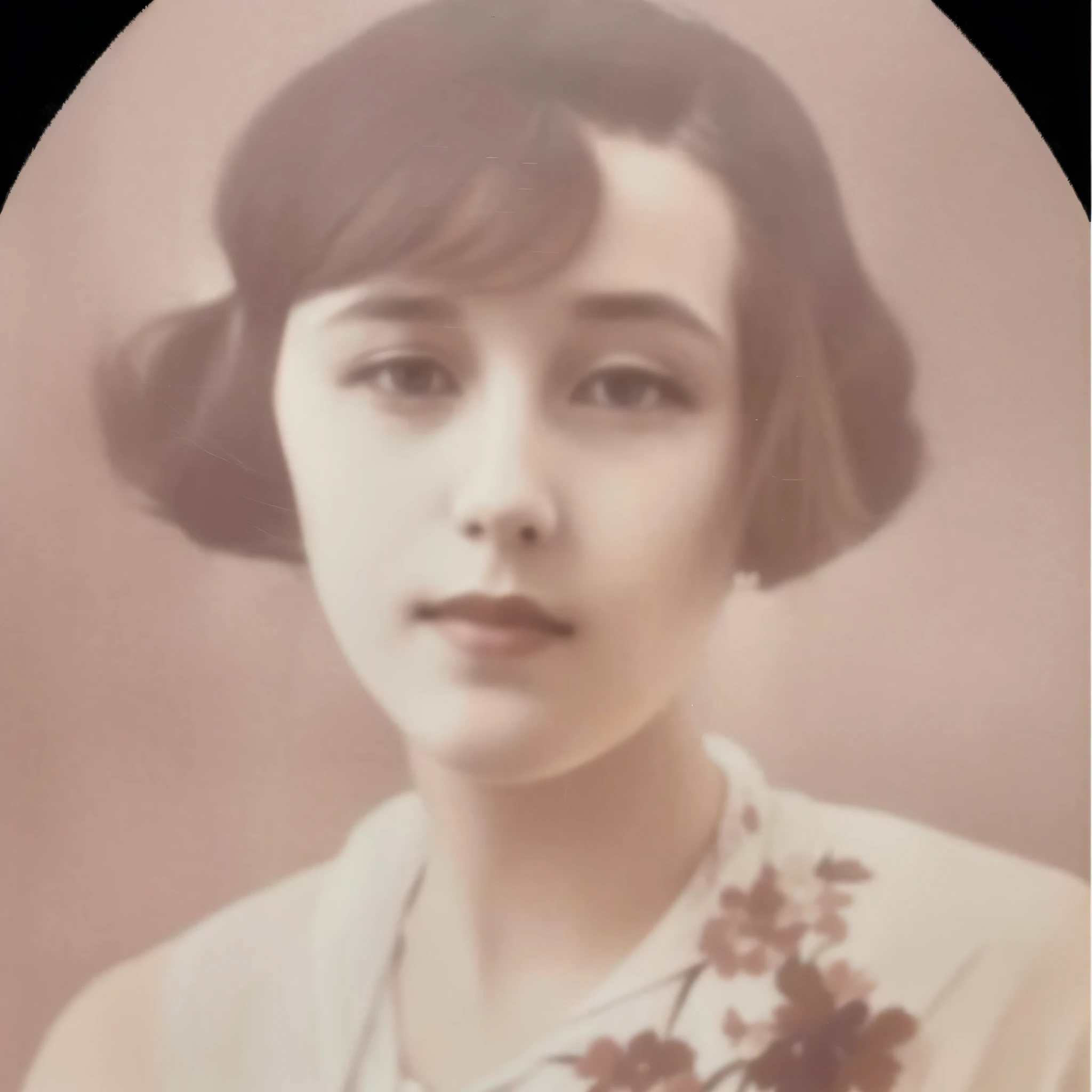 ((Coloring)))the photo of the woman, in her 30s, taken in the early 1920s, early 20s, in the 1920s, probably in her 30s, photo of a young woman, photo of a woman. soft colors and leftovers