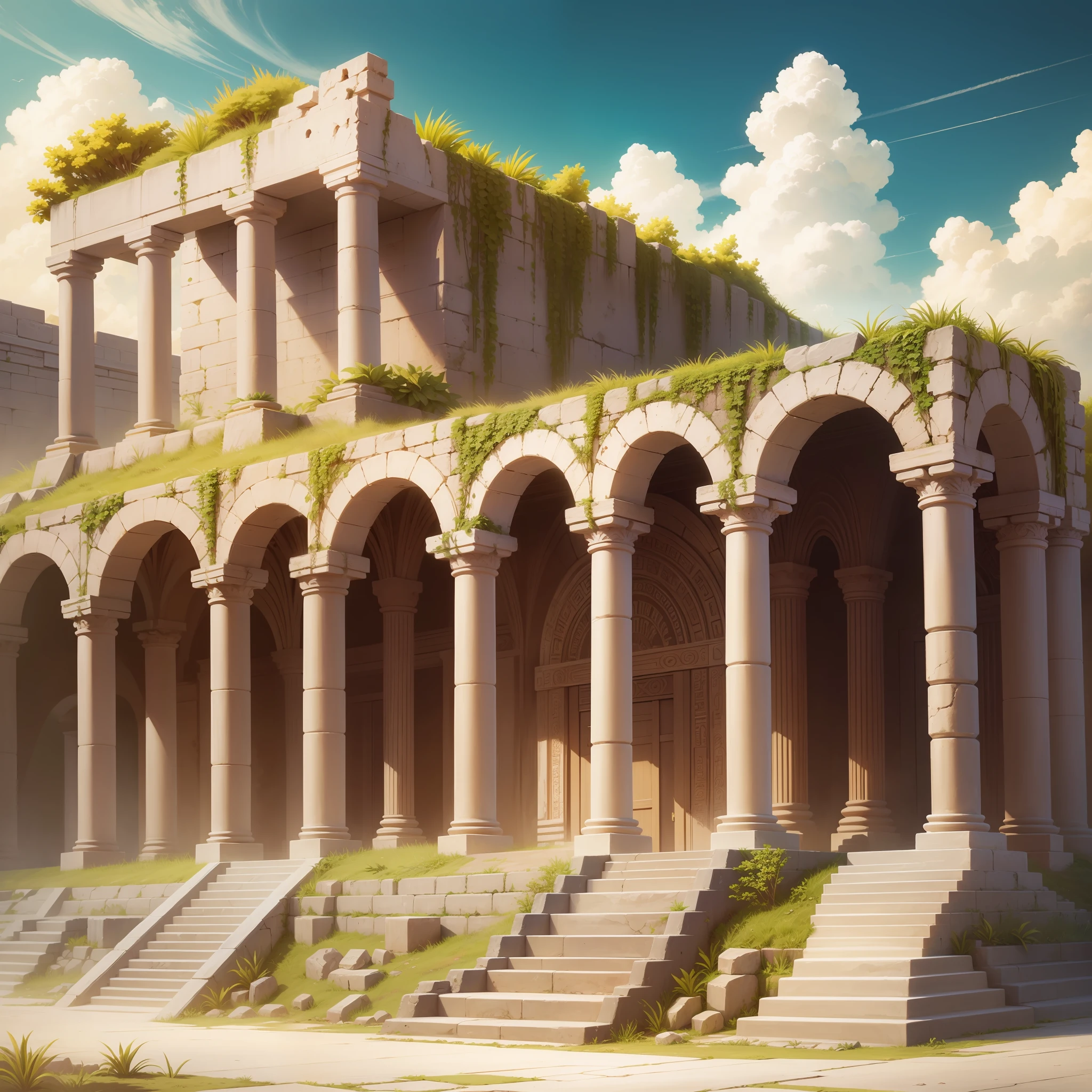 Ancient Laodicean City ((best quality)),((high detail)),((realistic,)) sunny day --auto --s2