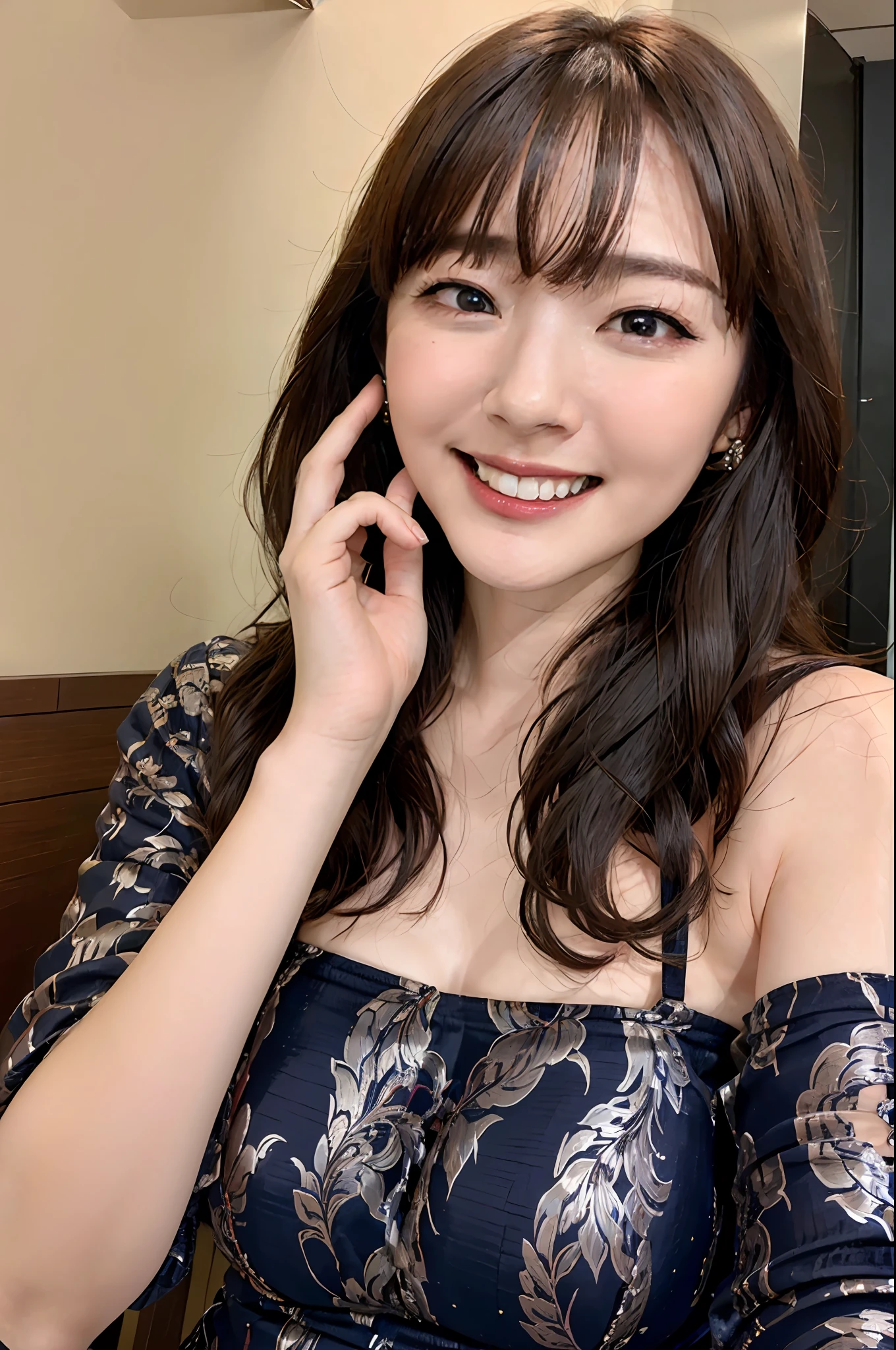 (masterpiece of a sexy old mistress best quality, ultra high resolution, photorealistic:1.4, highly detailed, professional lighting, smiling woman with intense eye contact)