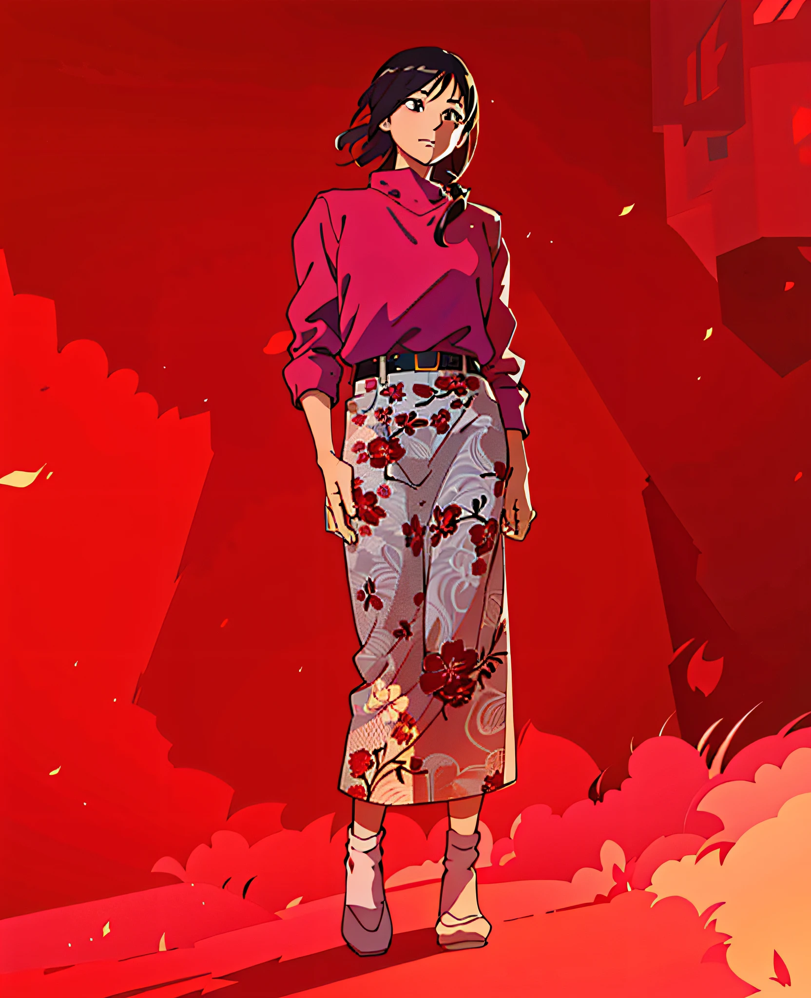 (best-quality:0.8),
(best-quality:0.8), perfect anime illustration, extreme closeup portrait of a pretty woman walking through the city