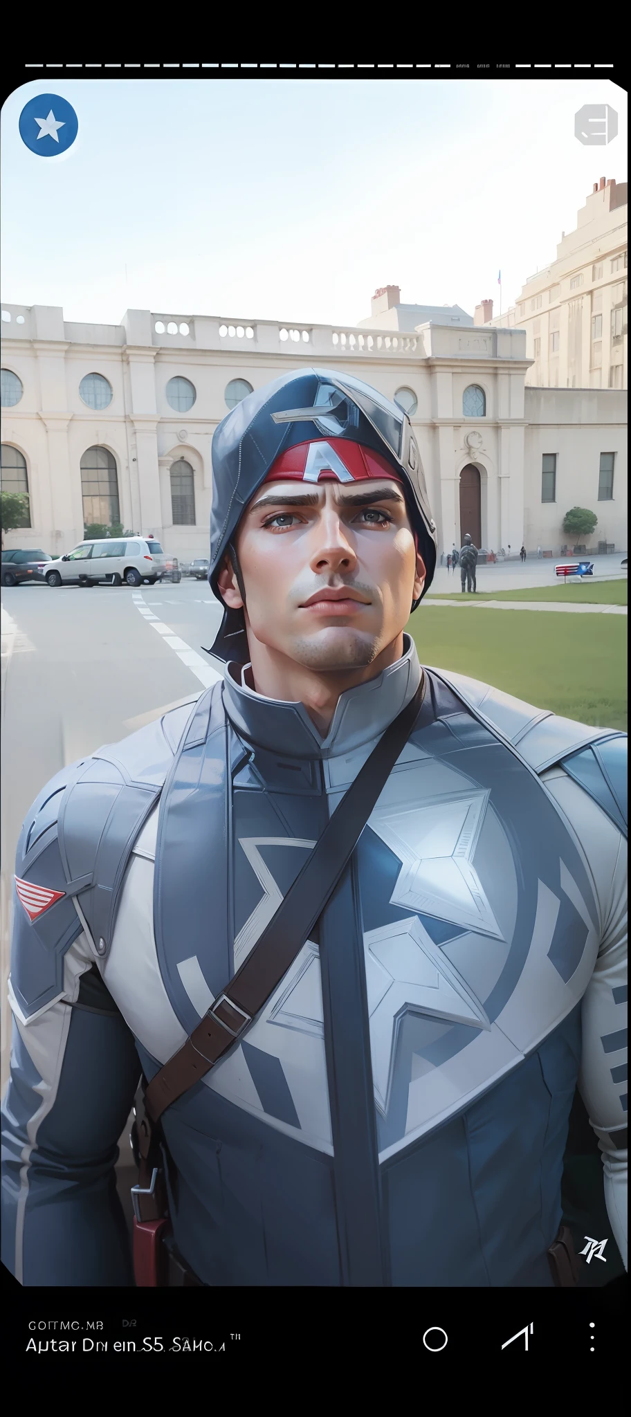 As Captain America --auto --s2