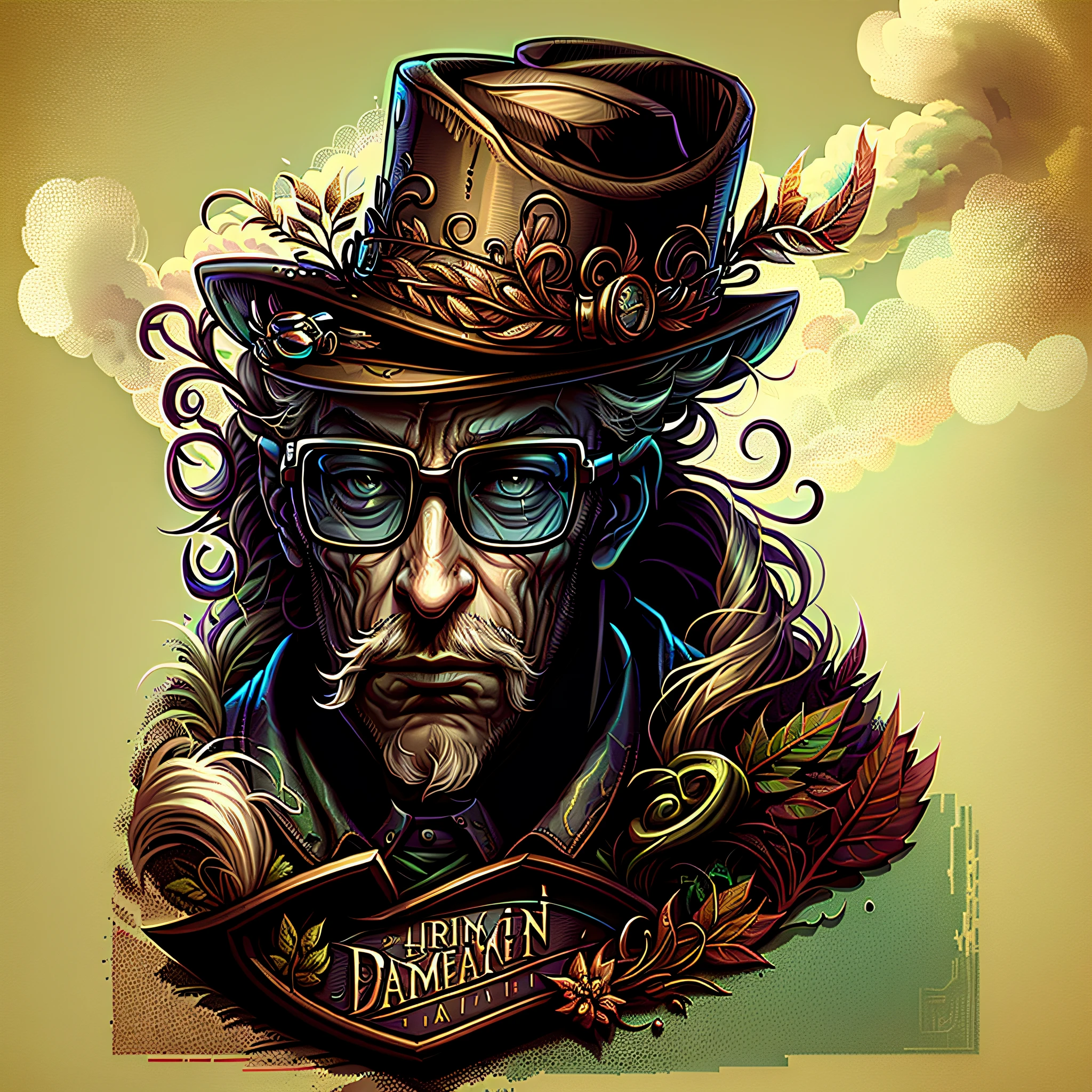 a drawing of a man with a hat and glasses on, character portrait of me, badly drawn, drawn with photoshop, man with glasses, character with a hat, simple cartoon, nerdy man character portrait, 2d portrait, character concept portrait of me, ai self portrait, simple concept art portrait of, he is wearing a hat, harry volk clip art style