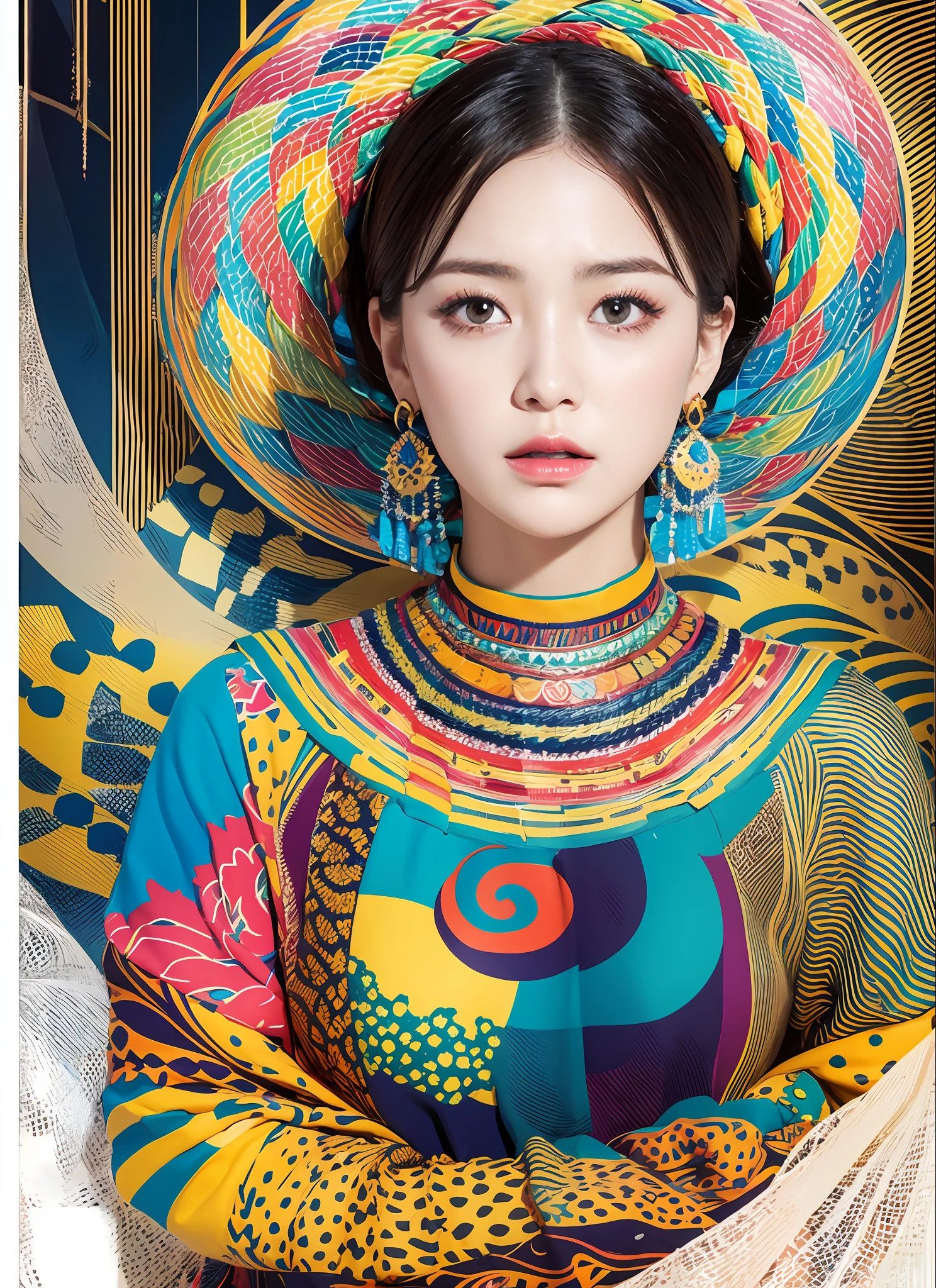 Generate unexpected images of female motifs in high quality. At first glance, this image looks like an ordinary landscape or situation, but in fact, it hides unexpected elements and turns. The female figure causes surprise in an instant, expressed in unusual poses and facial expressions. The backgrounds and environments are also different from the usual, with quirky elements and strange details. In addition, colorful colors and innovative compositions add visual impact, surprising and interesting to the audience. This image will defy the audience's expectations and bring new interpretations and discoveries. Pursuing the unexpected and creativity, he produces works with female motifs with unique themes and compositions.