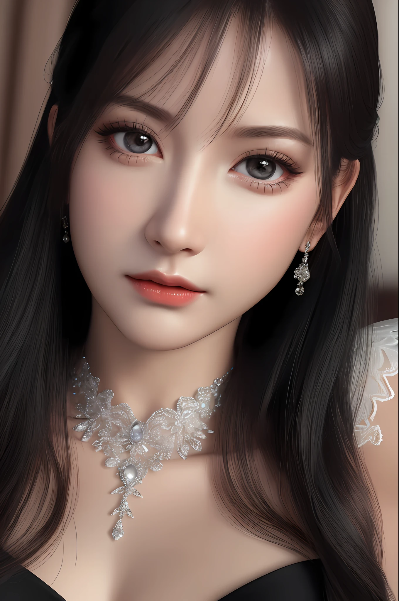 Very detailed eyes, very detailed face, very beautiful woman, best quality, super detailed (photorealistic), very delicate and beautiful legs, beautiful black eyes, absurdity, very detailed expression, professional illustration, FF tifa, most beautiful pose