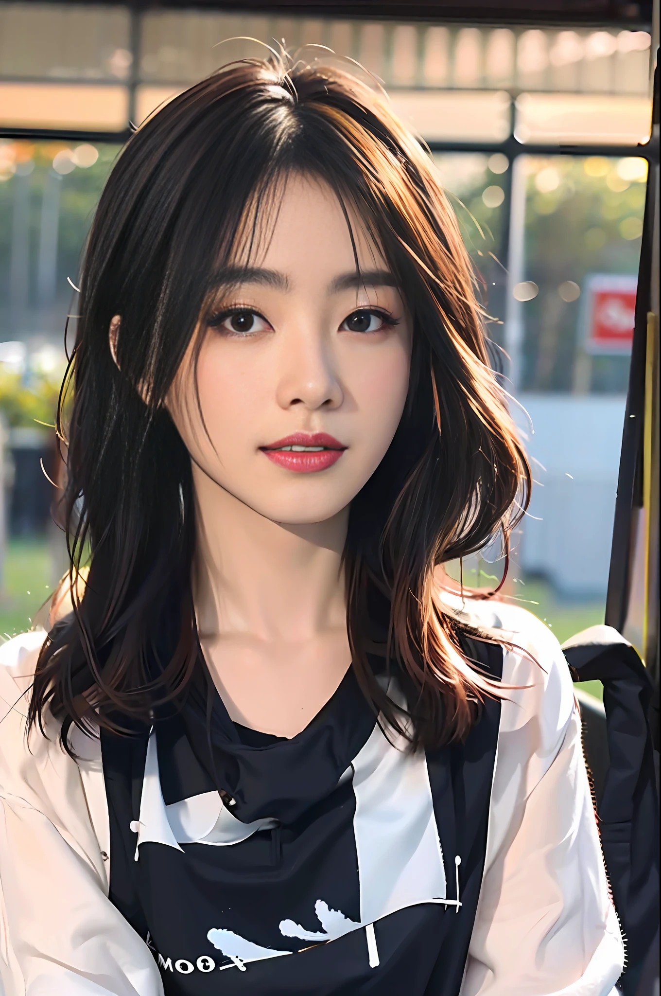 [(Best quality, ultra high res: 1.2, masterpiece: 1.1, photorealistic: 1.1, 1girl: 1.1), (Dark hair, dark eyes),(Swimming),(Looking at viewer)]:0.9, (Raw photo:0.8)