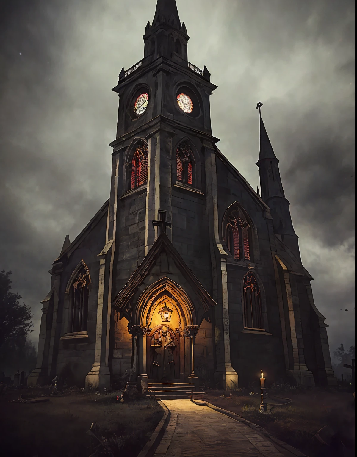 It was a night of work like any other, but something very strange happened. As Patrick (the gravedigger's fictitious name) made his rounds through the cemetery, he heard a 's cry. It was a very loud cry and he couldn't imagine where it was coming from.