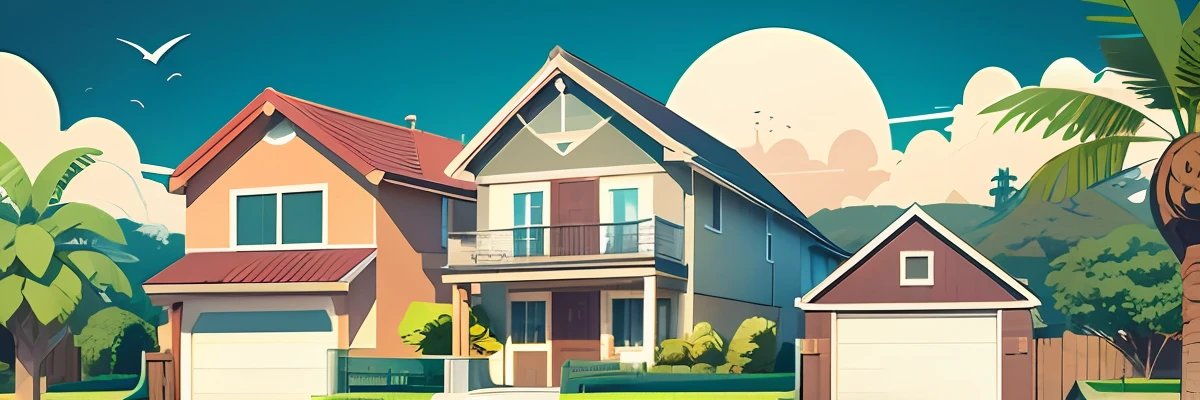 Real estate company, flat vector, wave --auto --s2