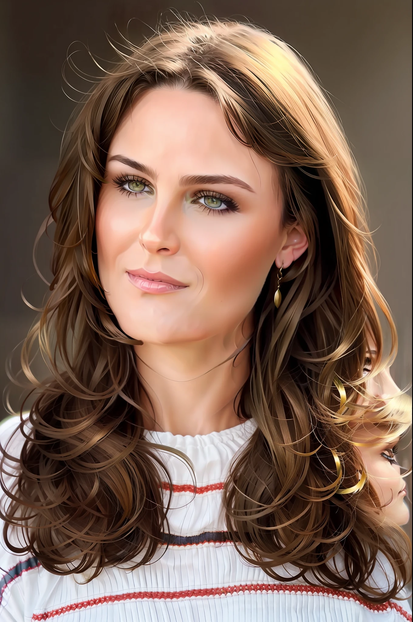 Kate Middelton Realistic Art Women Beautiful Experience Beautiful Green Eyes, Brown Hair