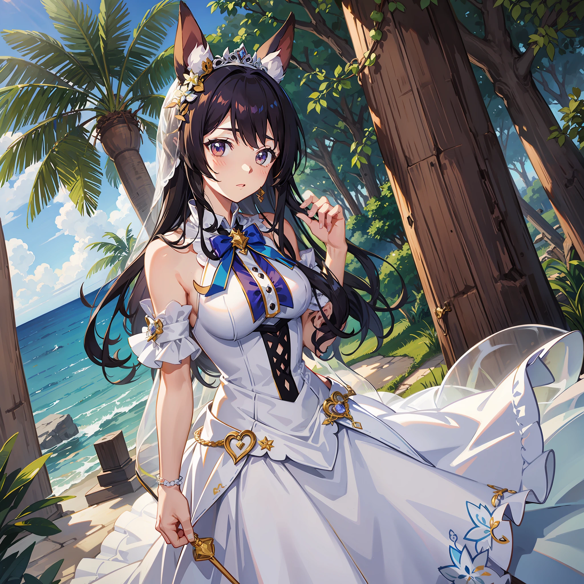 Umamusume　mejiro mcqueen　Wedding Dress