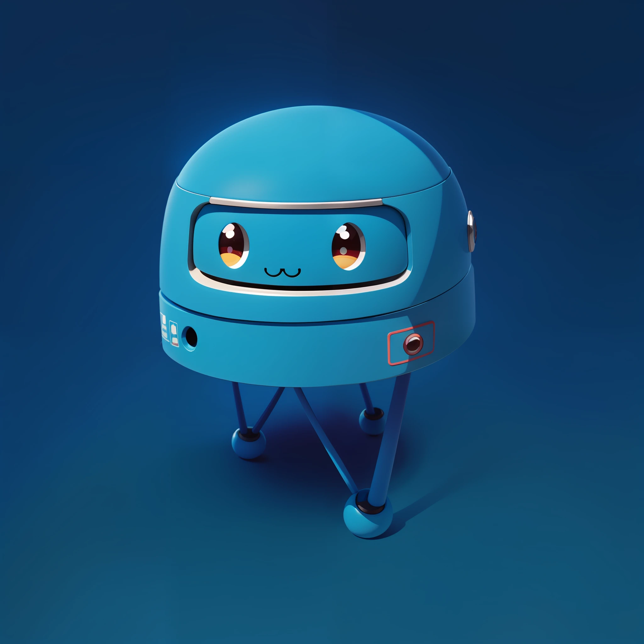 a cartoon blue hat with eyes and legs, among us character, cute cartoon character, cute character, cute robot, simple cartoon style, among us crewmate, 60's cartoon-space helmet, japanese mascot, cute monster character design, character with a hat, very cute robot zen, round robot, cute humanoid robot, cute coronavirus creatures