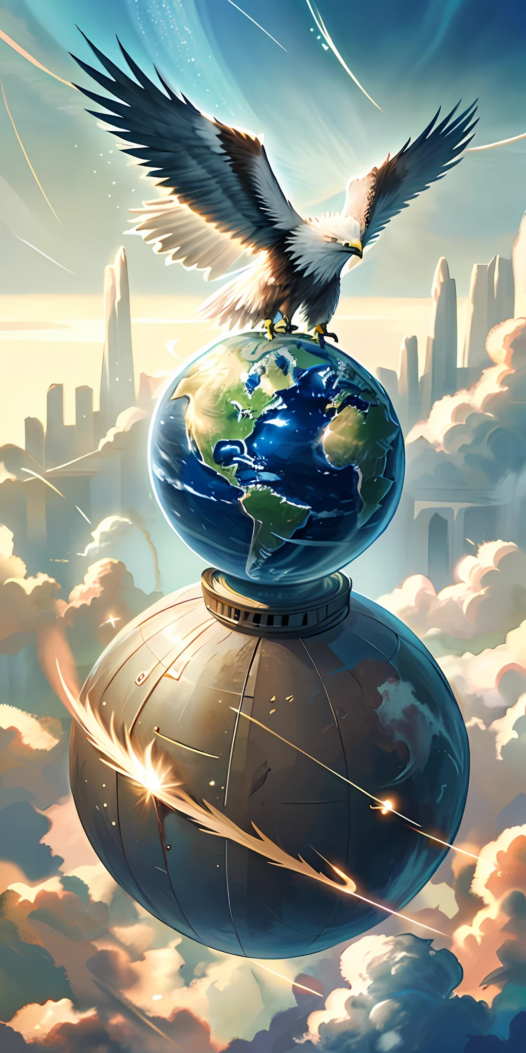 Eagle, planet Earth,