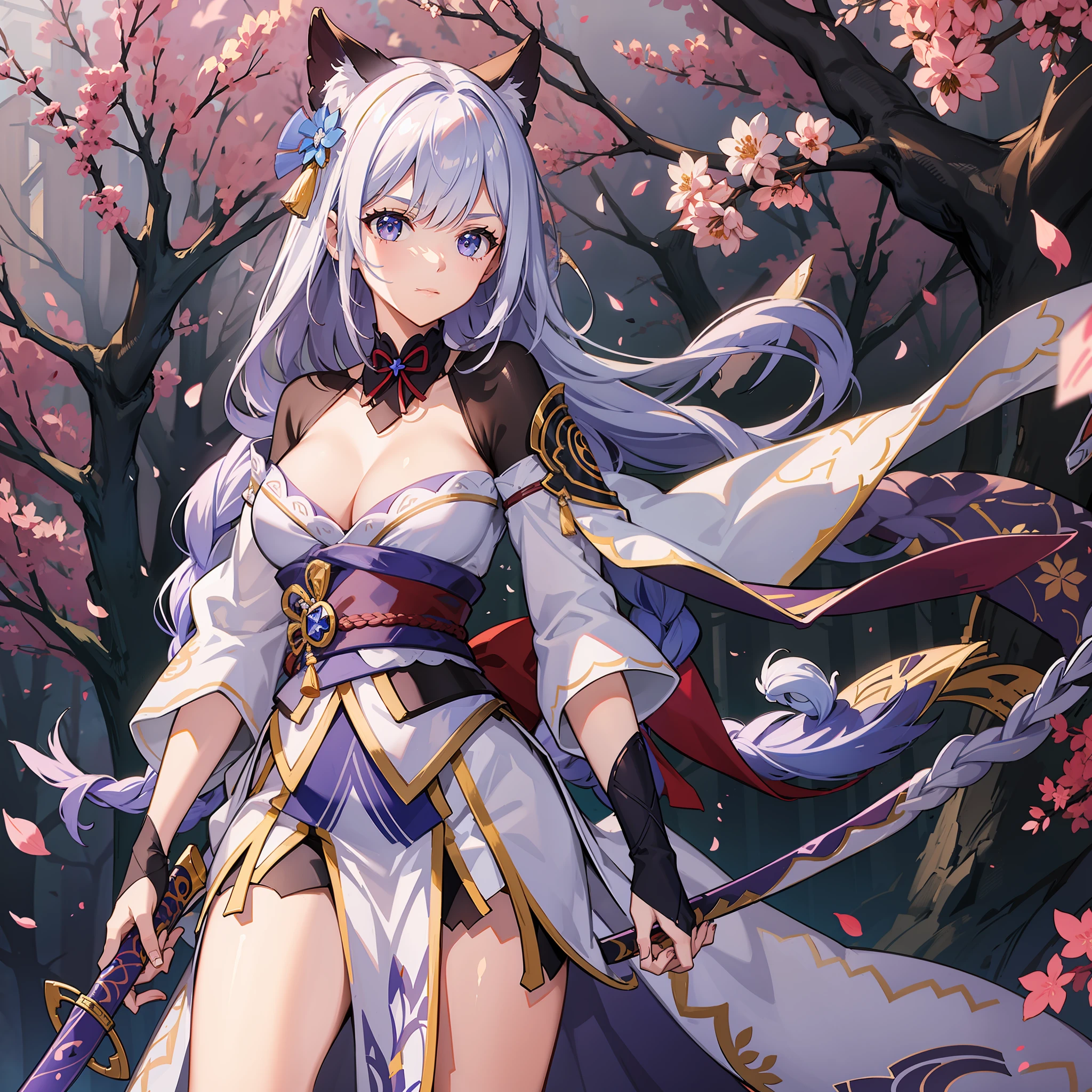 pure white Katana