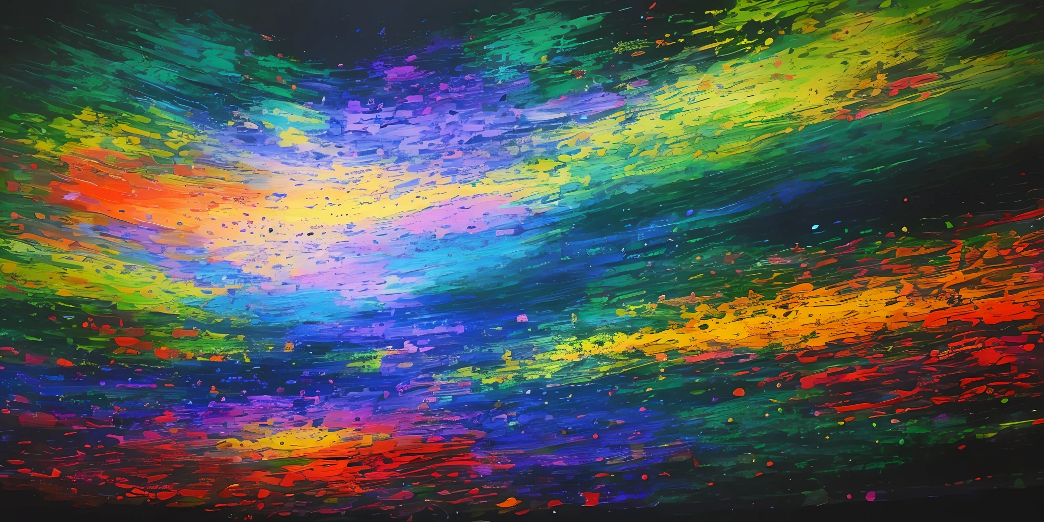 abstract background of colored spots