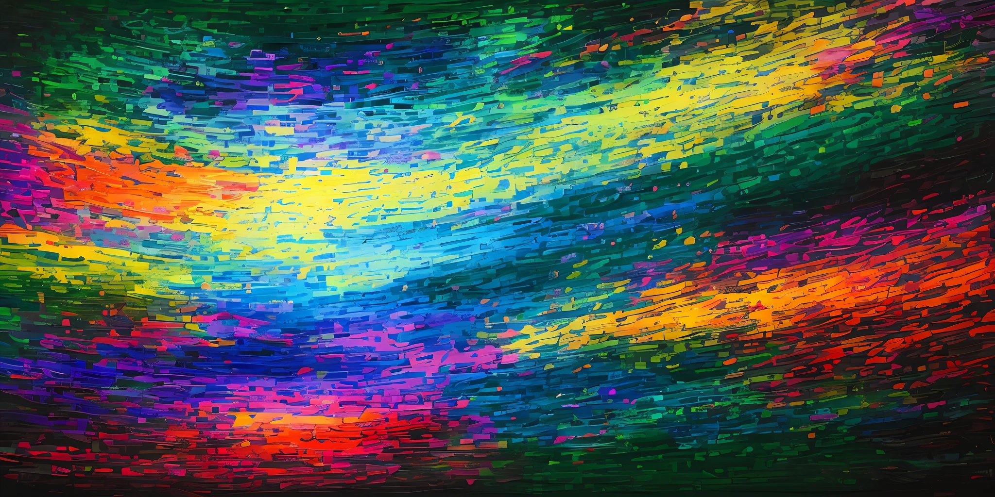 abstract background of colored spots