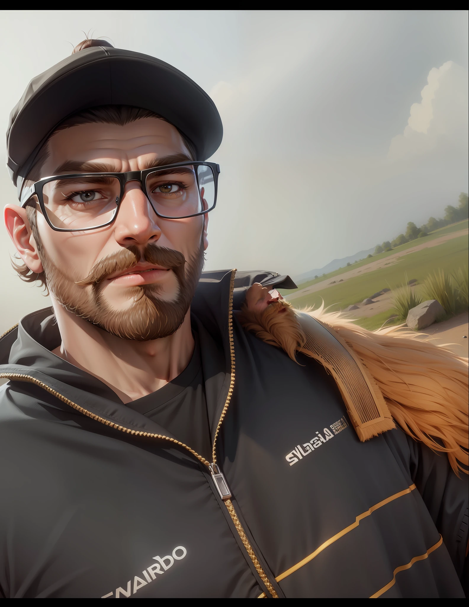 Beard,realistic,hd,1080p,other details,without modifying the photo